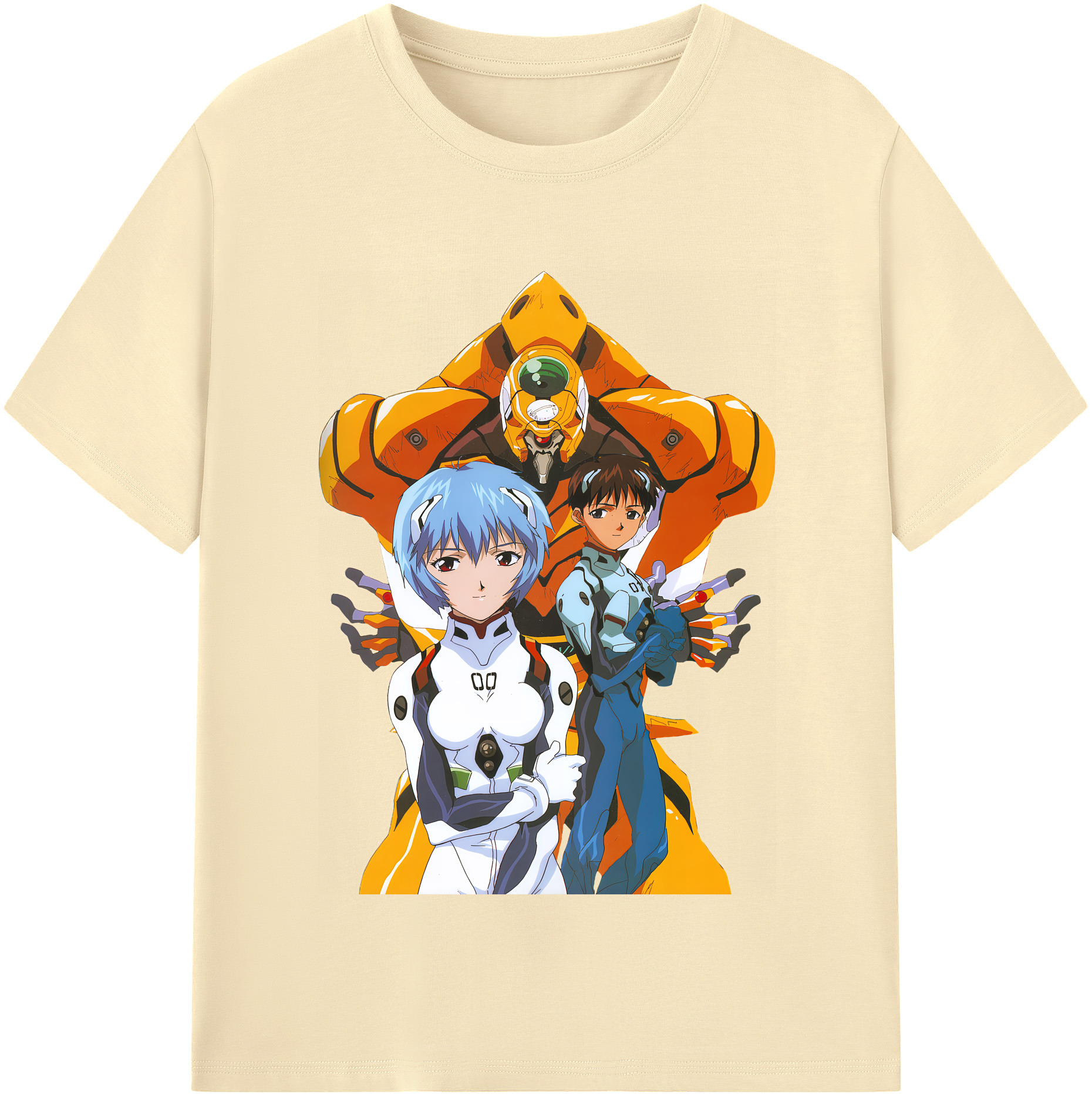 （画像用） EVA 新世紀エヴァンゲリオン 綿100％半袖Tシャツ（フロントプリント）