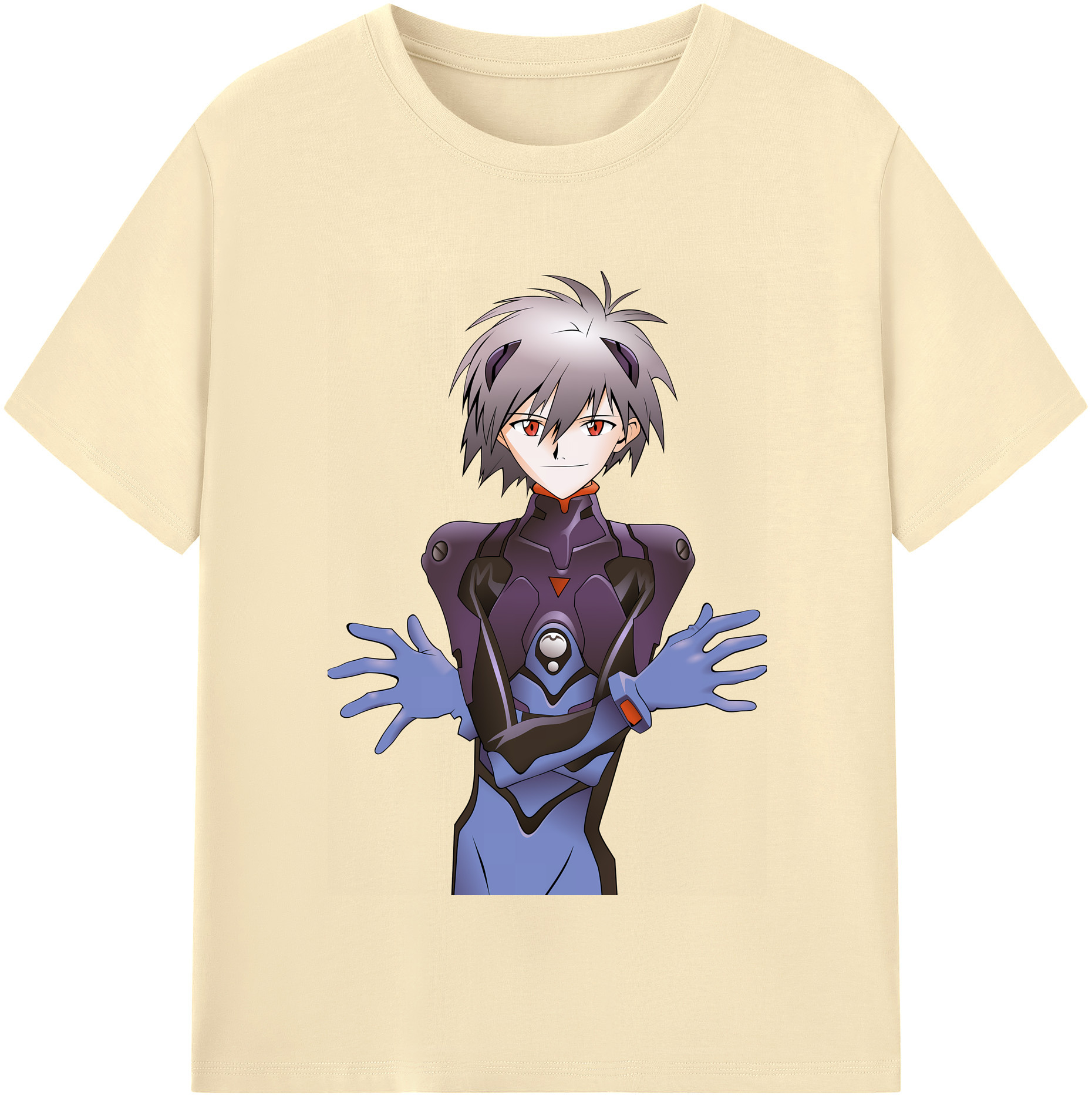 （画像用） EVA 新世紀エヴァンゲリオン 綿100％半袖Tシャツ（フロントプリント）