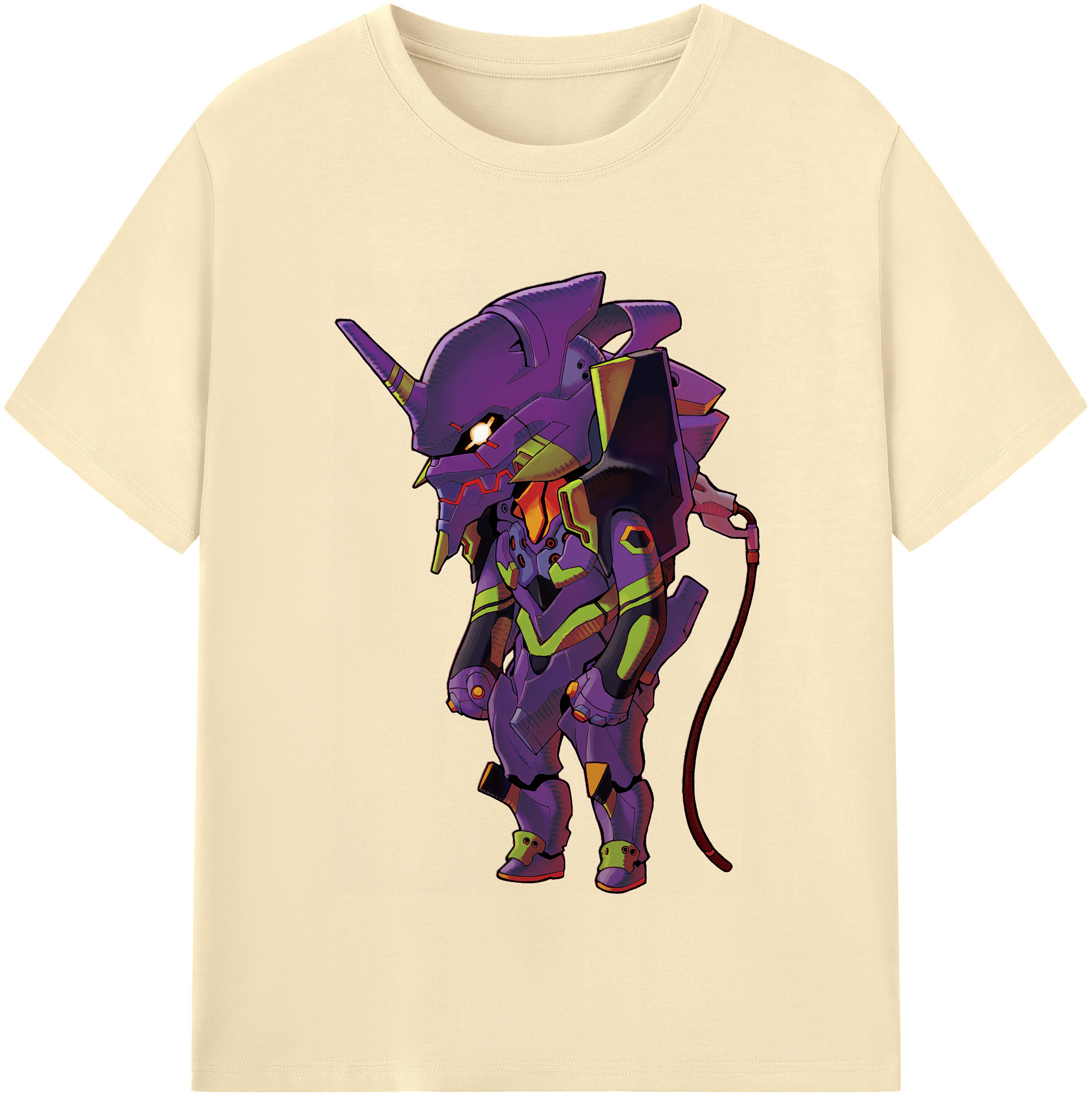 （画像用） EVA 新世紀エヴァンゲリオン 綿100％半袖Tシャツ（フロントプリント）
