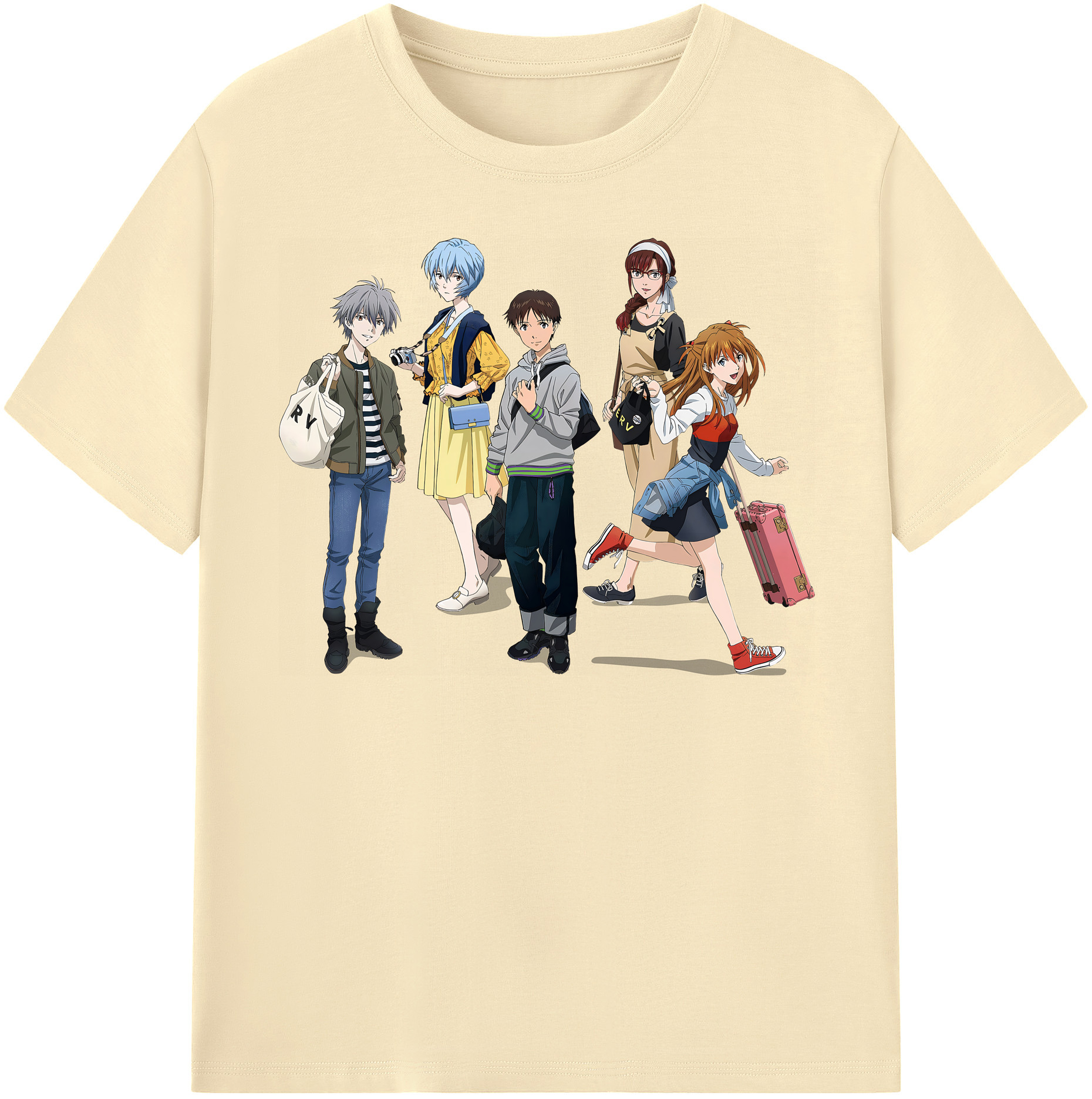 （画像用） EVA 新世紀エヴァンゲリオン 綿100％半袖Tシャツ（フロントプリント）
