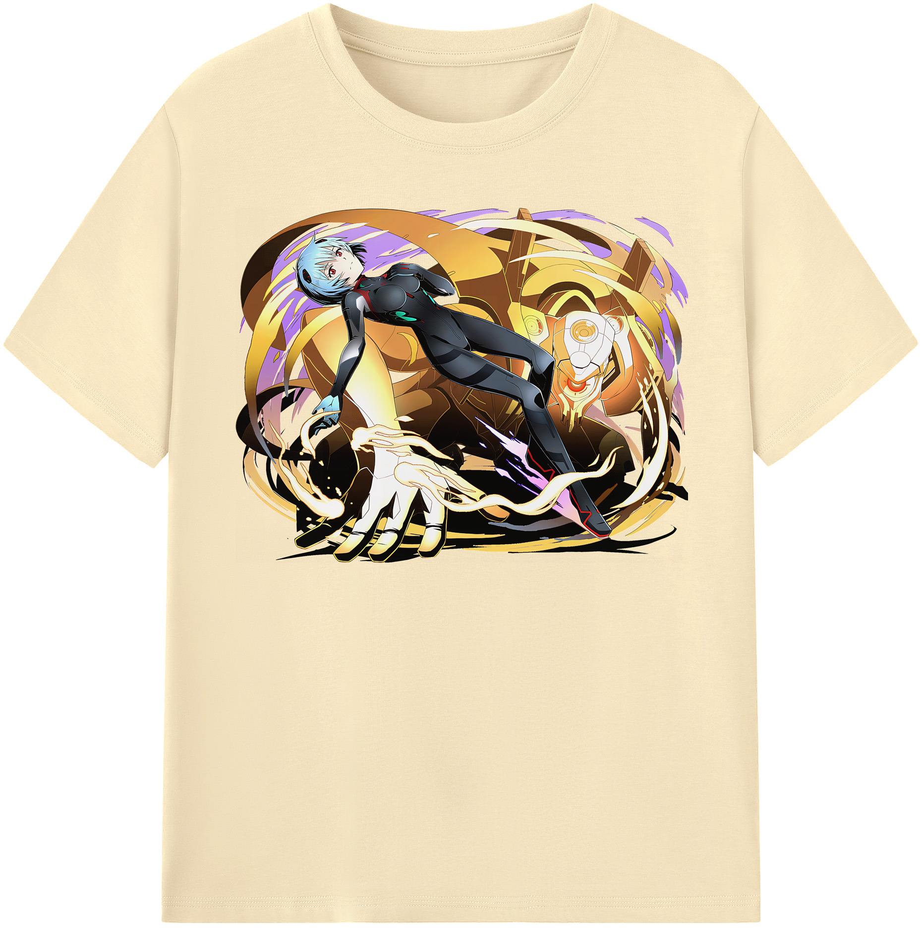 （画像用） EVA 新世紀エヴァンゲリオン 綿100％半袖Tシャツ（フロントプリント）