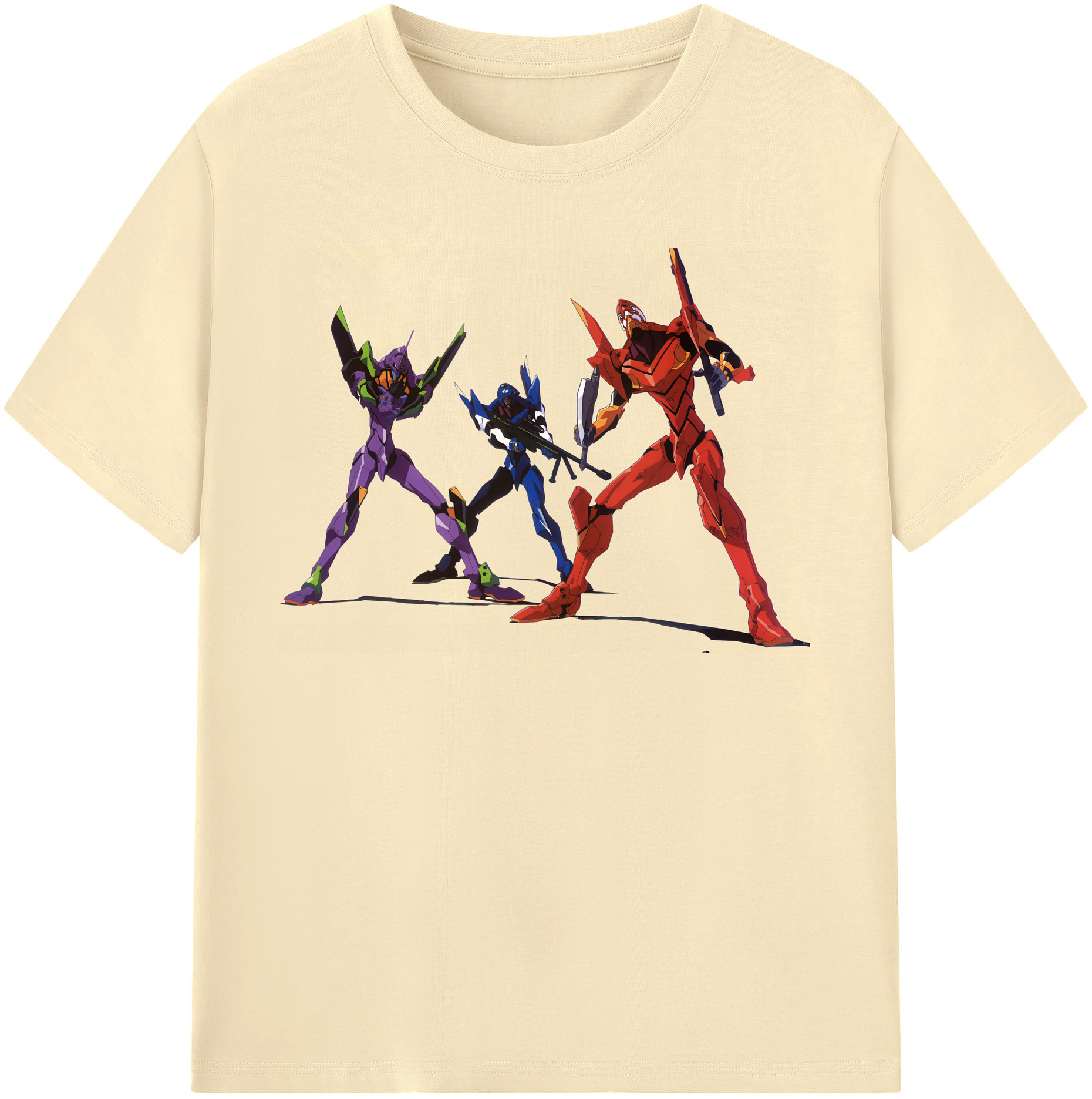 （画像用） EVA 新世紀エヴァンゲリオン 綿100％半袖Tシャツ（フロントプリント）