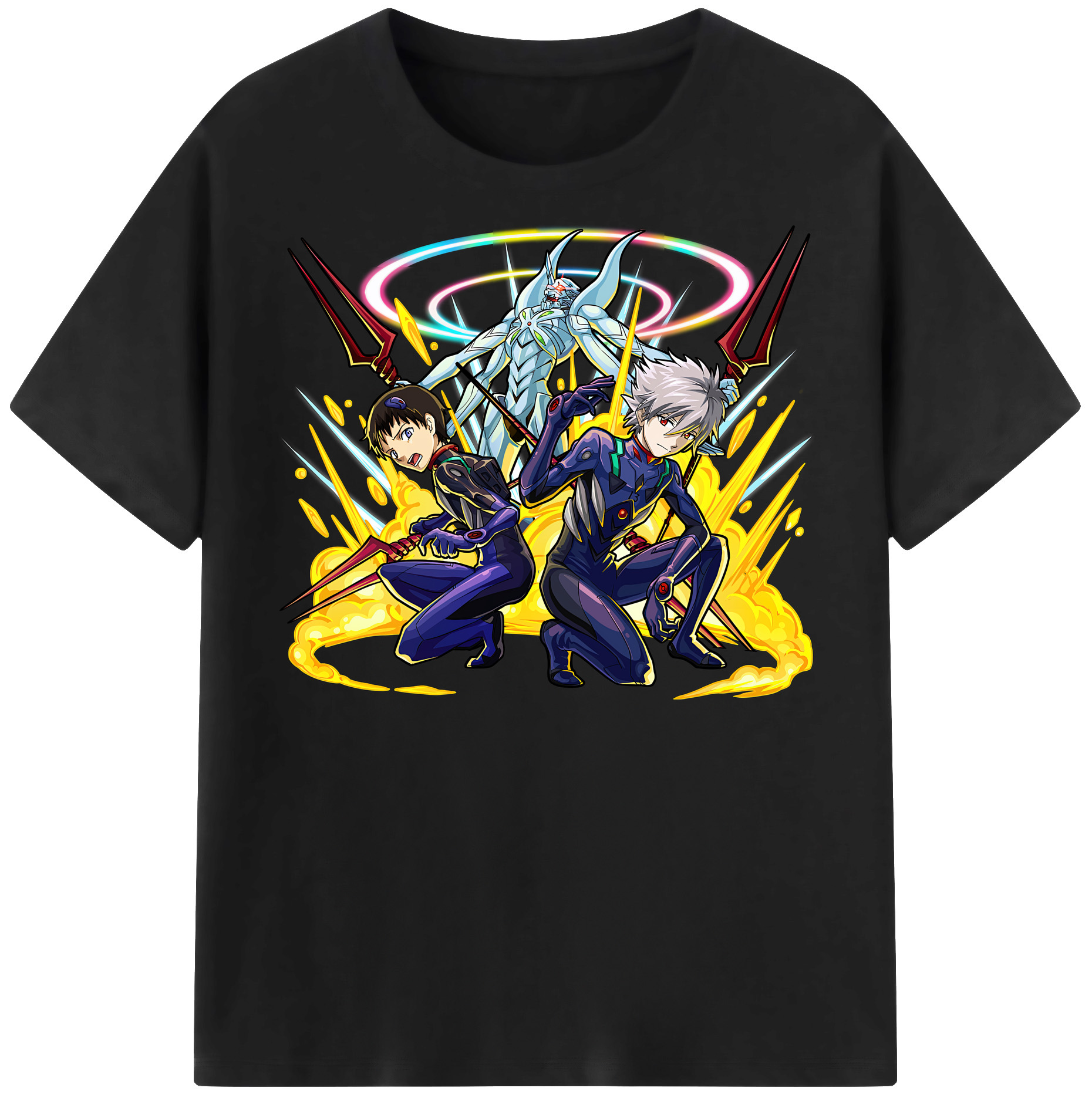 （画像用） EVA 新世紀エヴァンゲリオン 綿100％半袖Tシャツ（フロントプリント）