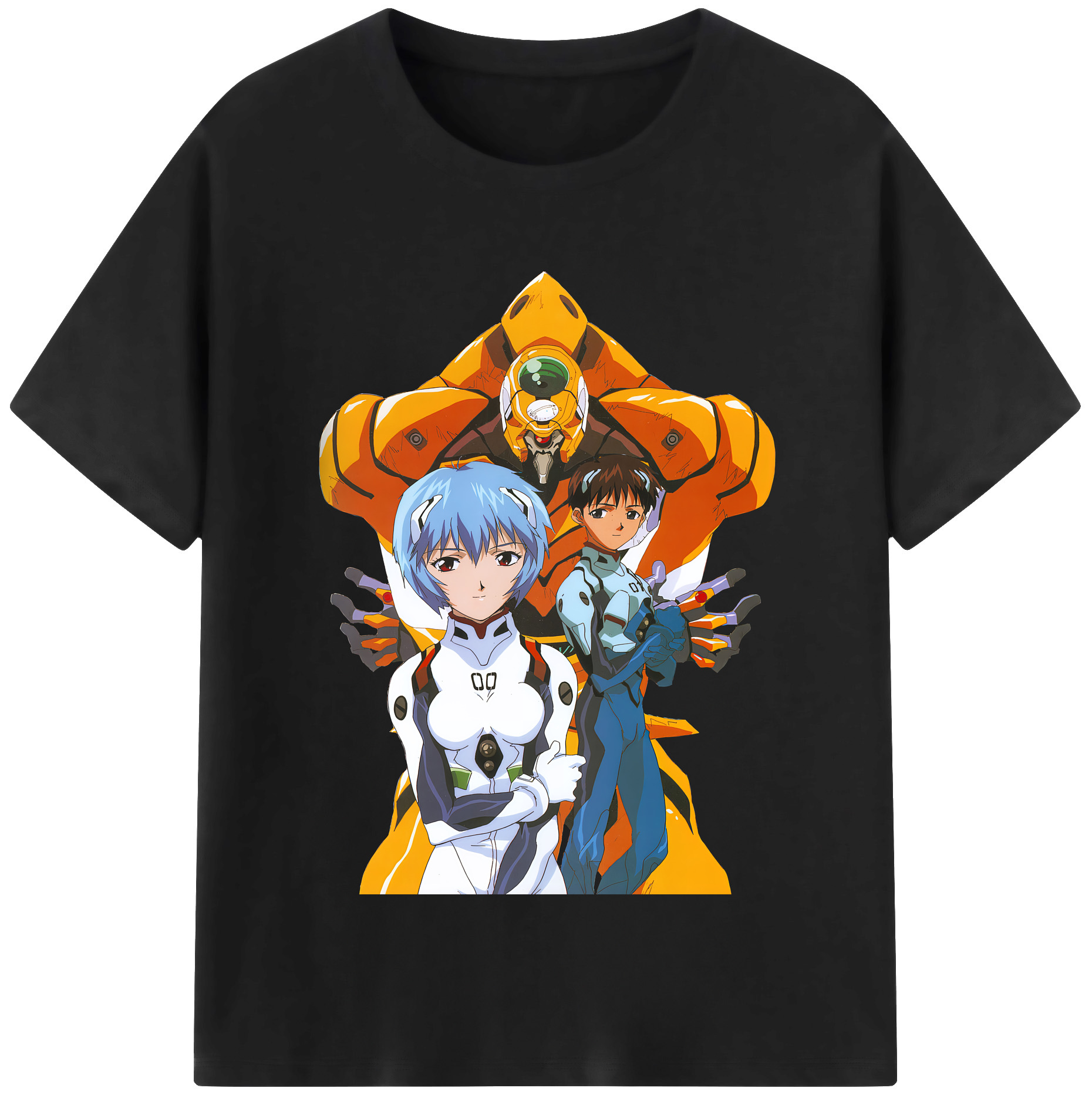 （画像用） EVA 新世紀エヴァンゲリオン 綿100％半袖Tシャツ（フロントプリント）