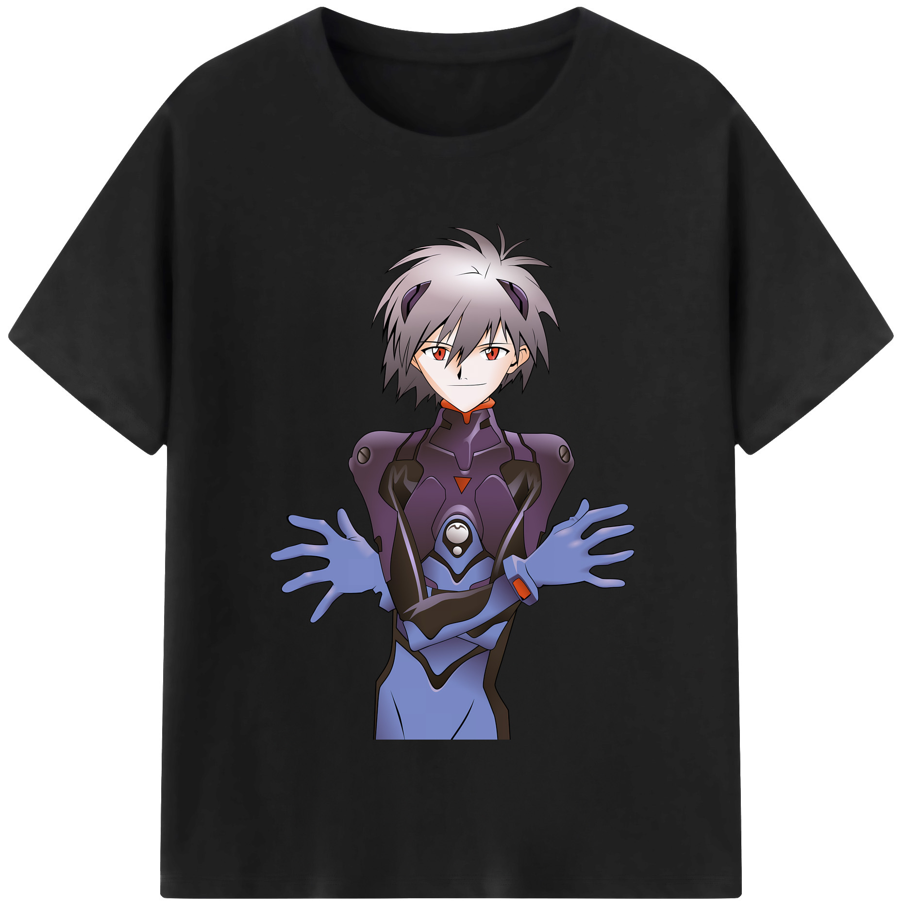 （画像用） EVA 新世紀エヴァンゲリオン 綿100％半袖Tシャツ（フロントプリント）