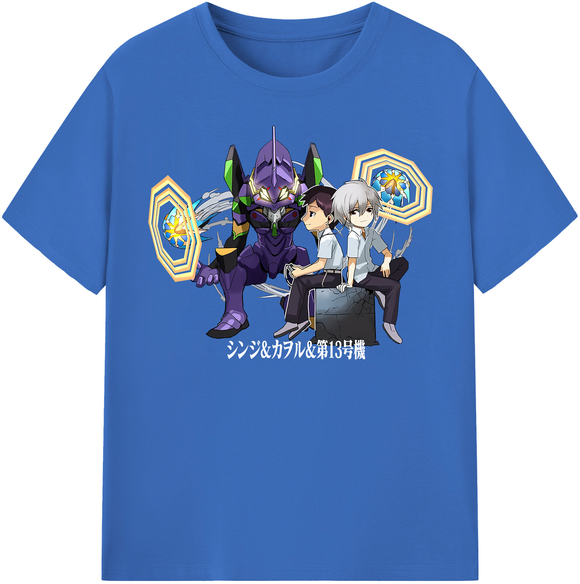 （画像用） EVA 新世紀エヴァンゲリオン 綿100％半袖Tシャツ（フロントプリント）