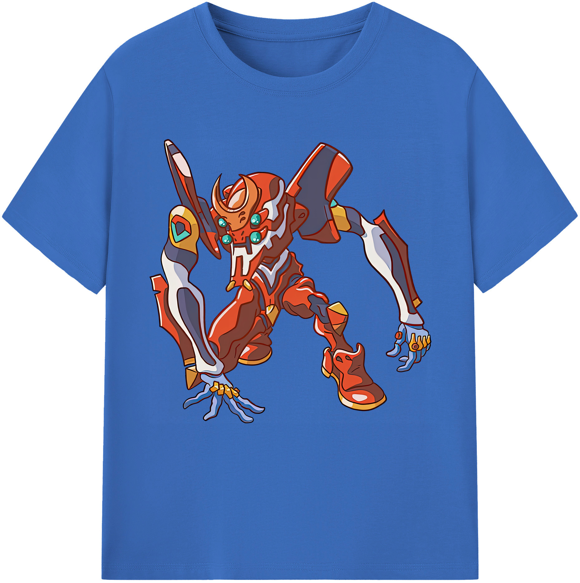 （画像用） EVA 新世紀エヴァンゲリオン 綿100％半袖Tシャツ（フロントプリント）