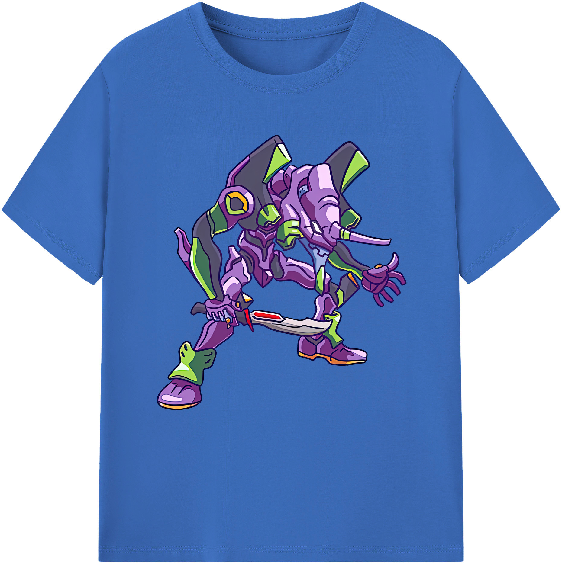 （画像用） EVA 新世紀エヴァンゲリオン 綿100％半袖Tシャツ（フロントプリント）