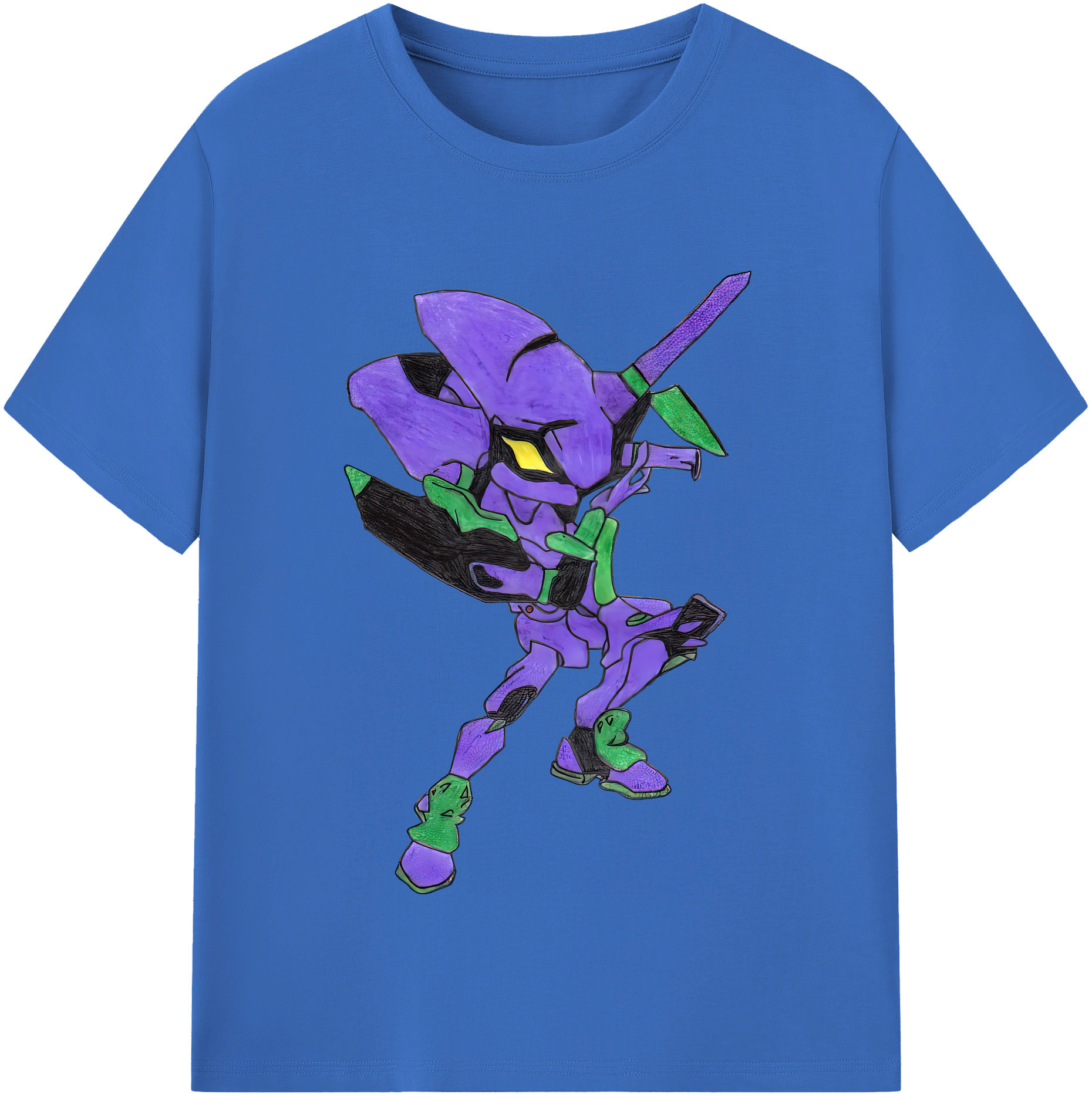 （画像用） EVA 新世紀エヴァンゲリオン 綿100％半袖Tシャツ（フロントプリント）