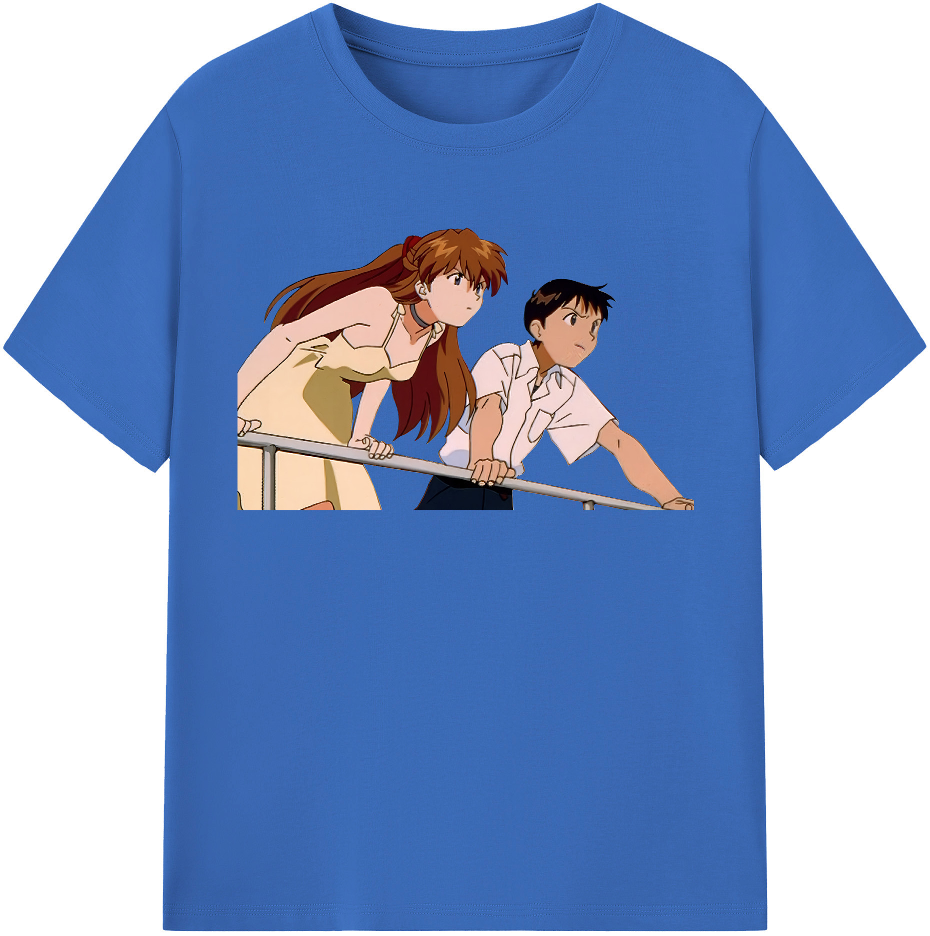 （画像用） EVA 新世紀エヴァンゲリオン 綿100％半袖Tシャツ（フロントプリント）