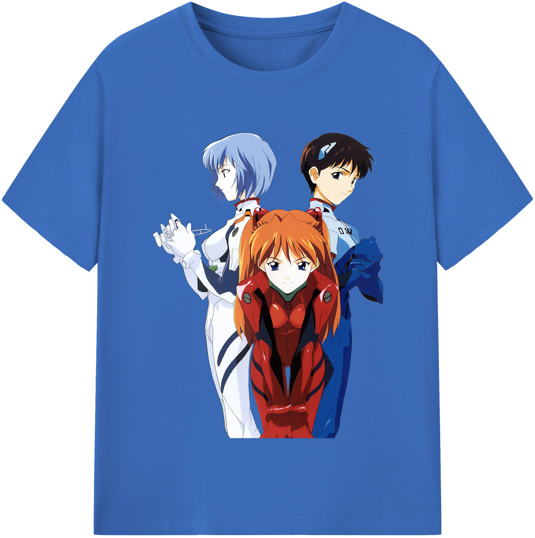 （画像用） EVA 新世紀エヴァンゲリオン 綿100％半袖Tシャツ（フロントプリント）