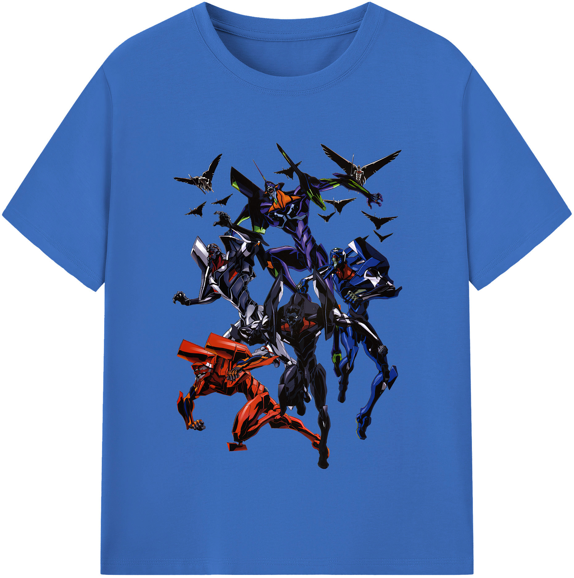 （画像用） EVA 新世紀エヴァンゲリオン 綿100％半袖Tシャツ（フロントプリント）