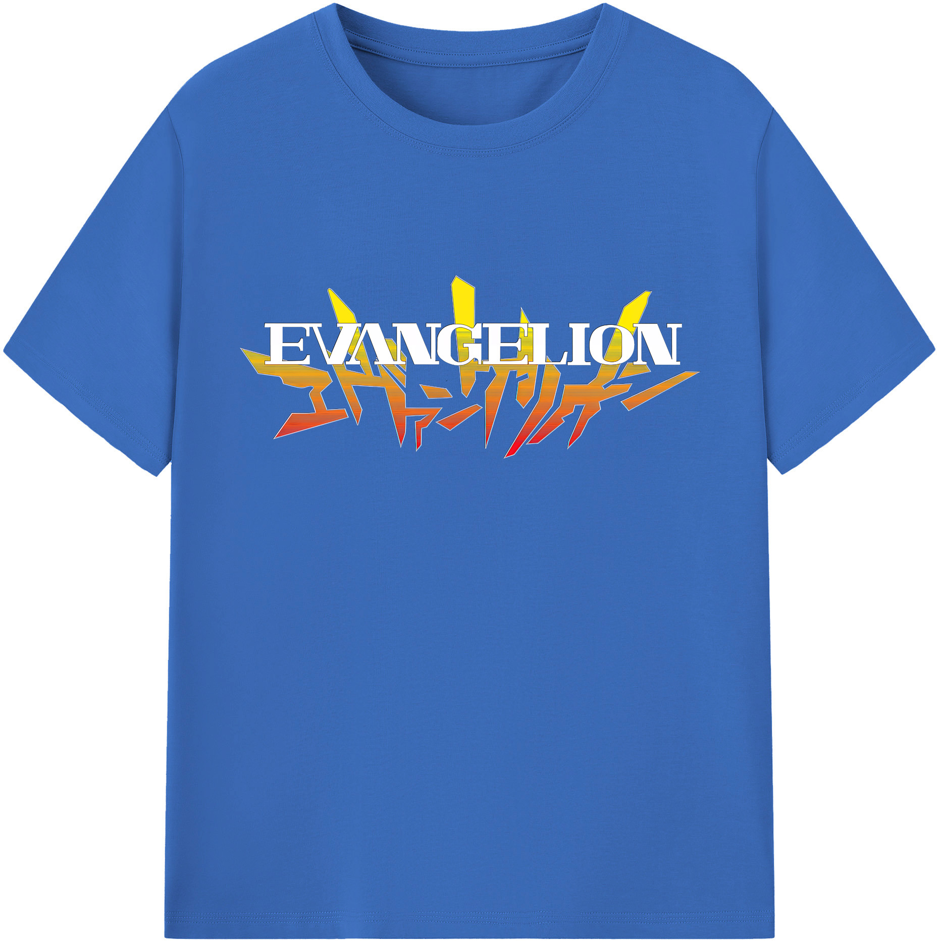 （画像用） EVA 新世紀エヴァンゲリオン 綿100％半袖Tシャツ（フロントプリント）