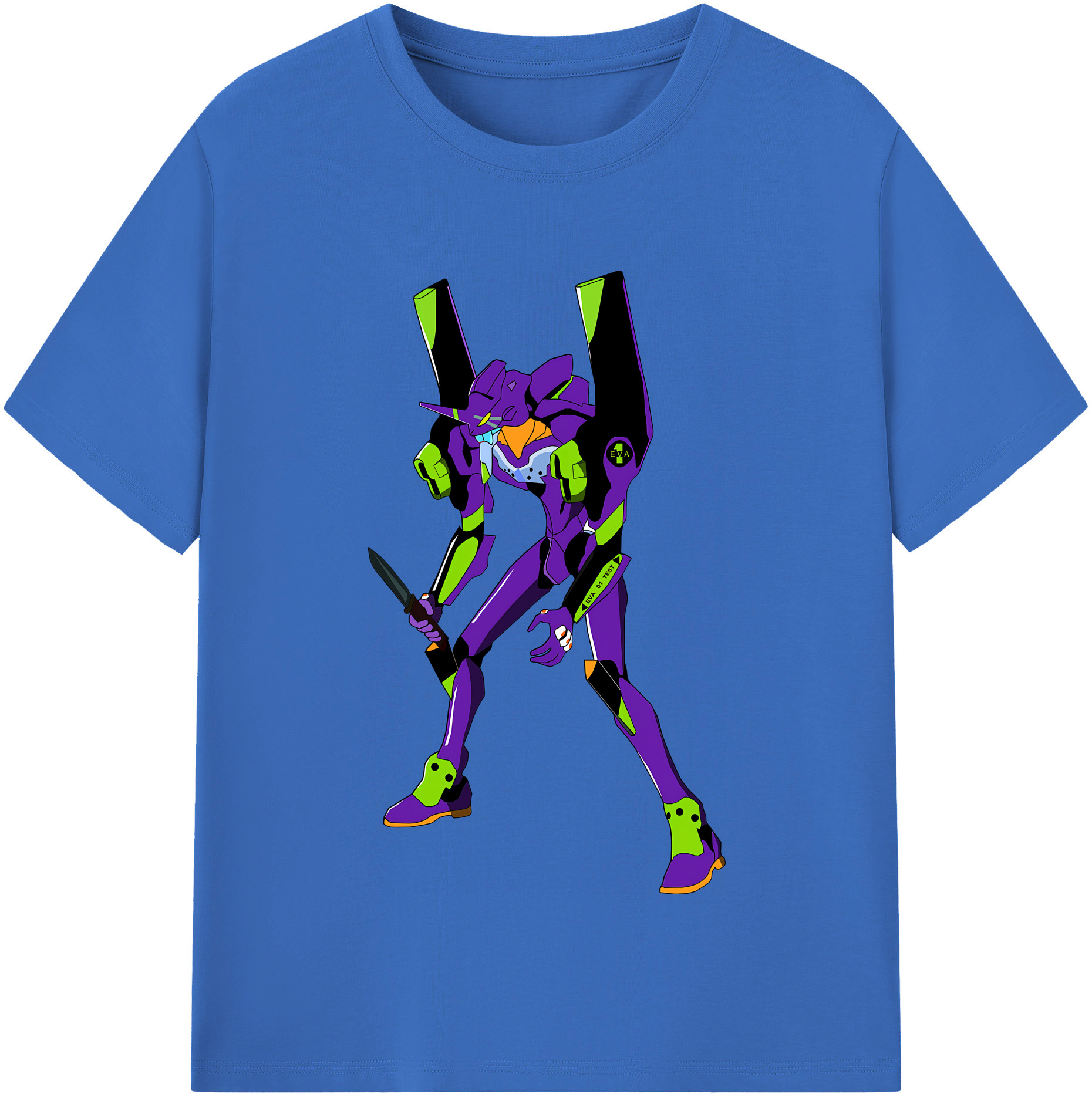 （画像用） EVA 新世紀エヴァンゲリオン 綿100％半袖Tシャツ（フロントプリント）