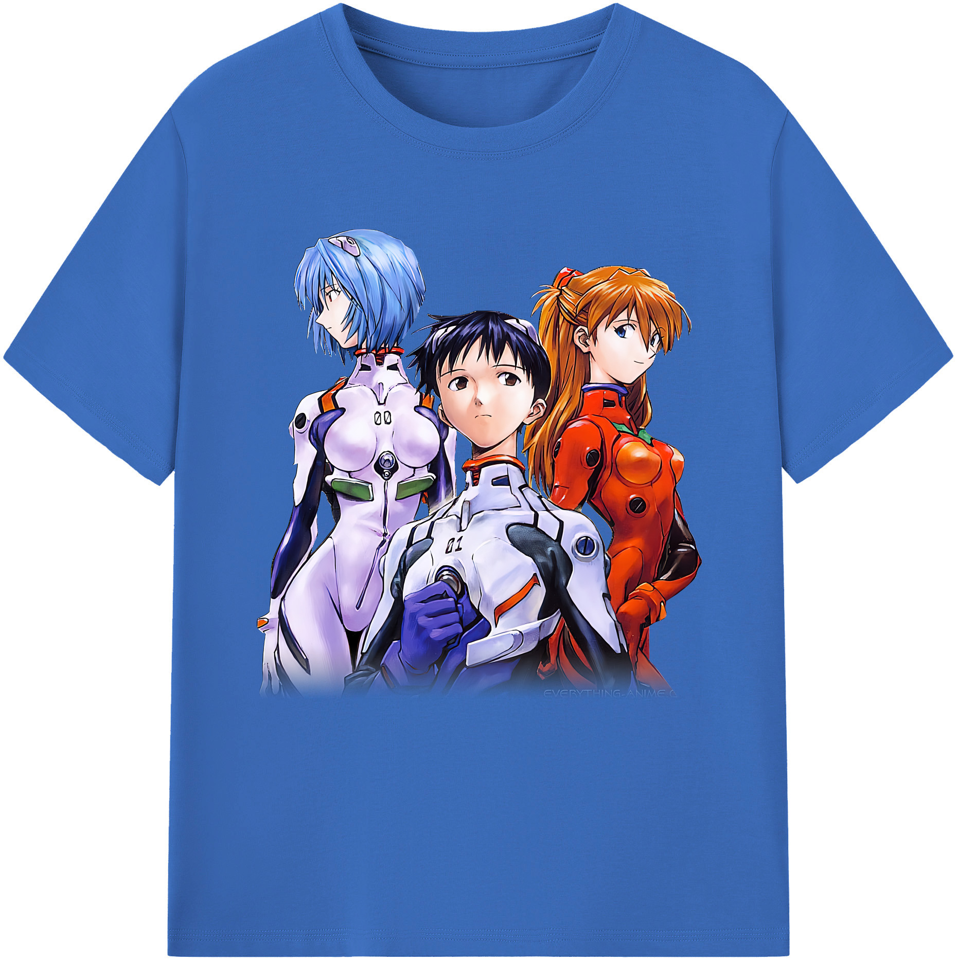 （画像用） EVA 新世紀エヴァンゲリオン 綿100％半袖Tシャツ（フロントプリント）