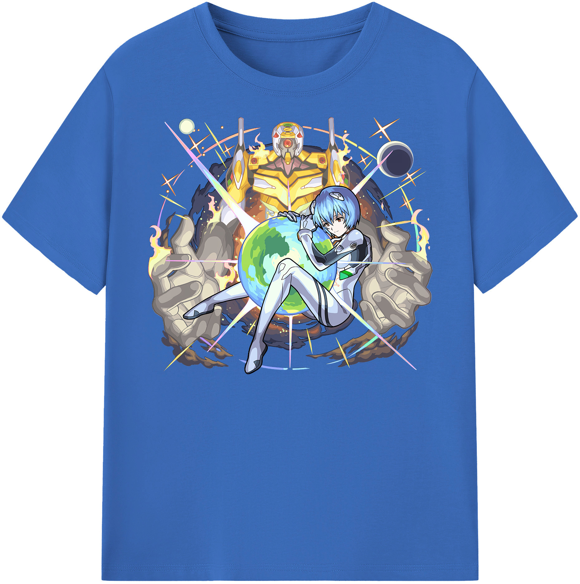 （画像用） EVA 新世紀エヴァンゲリオン 綿100％半袖Tシャツ（フロントプリント）