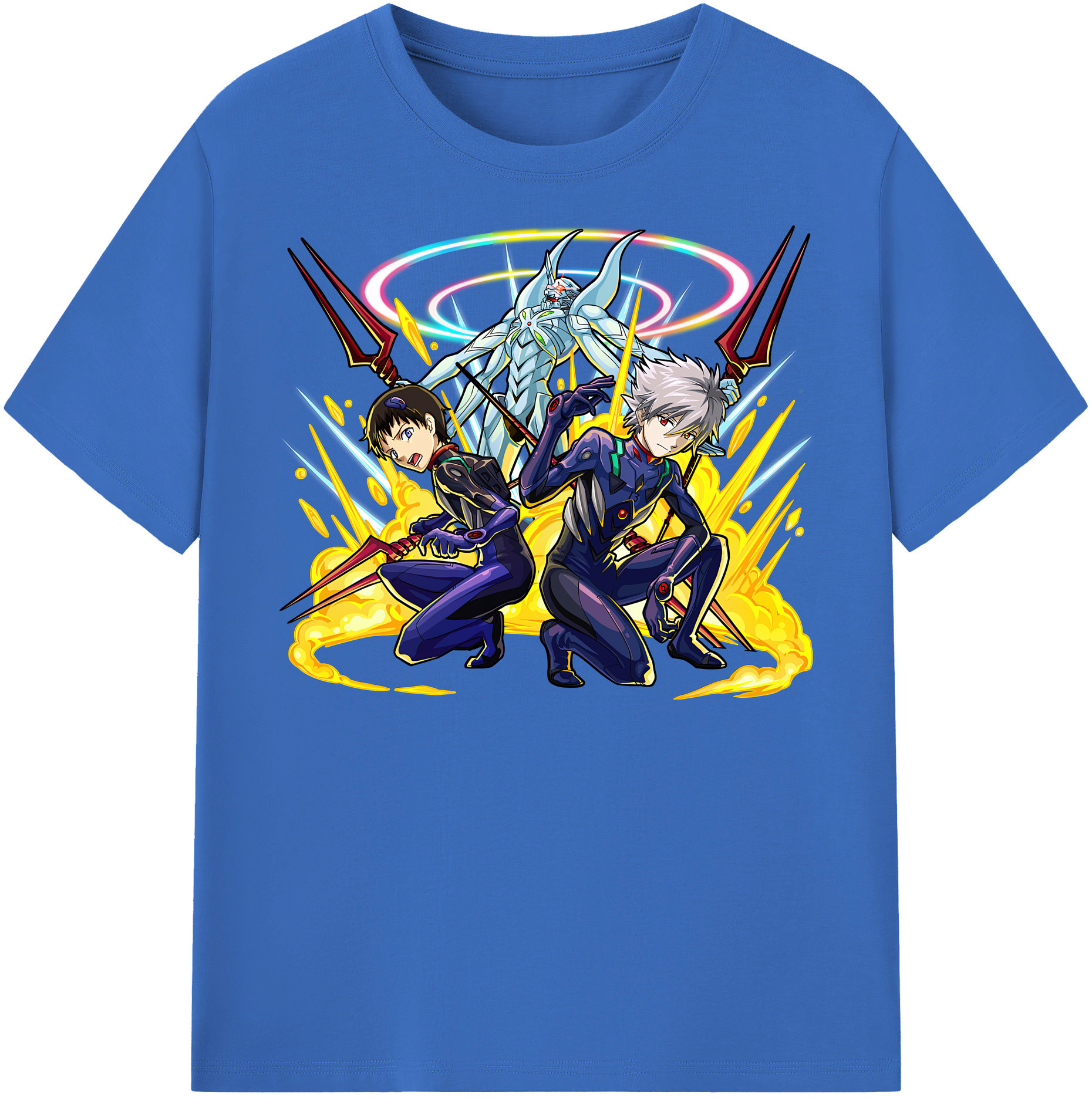 （画像用） EVA 新世紀エヴァンゲリオン 綿100％半袖Tシャツ（フロントプリント）