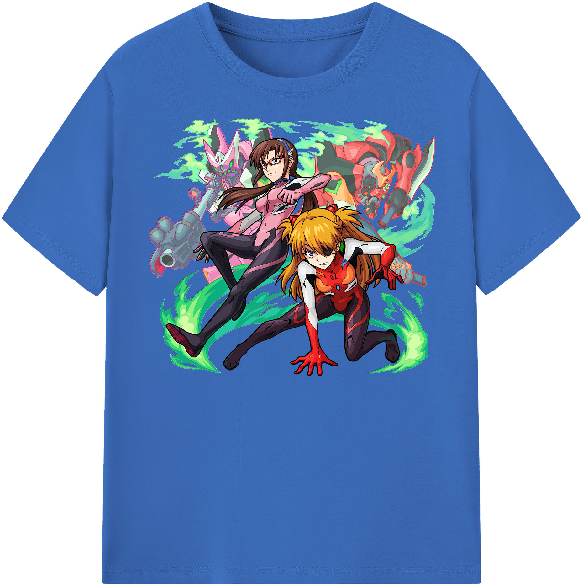 （画像用） EVA 新世紀エヴァンゲリオン 綿100％半袖Tシャツ（フロントプリント）