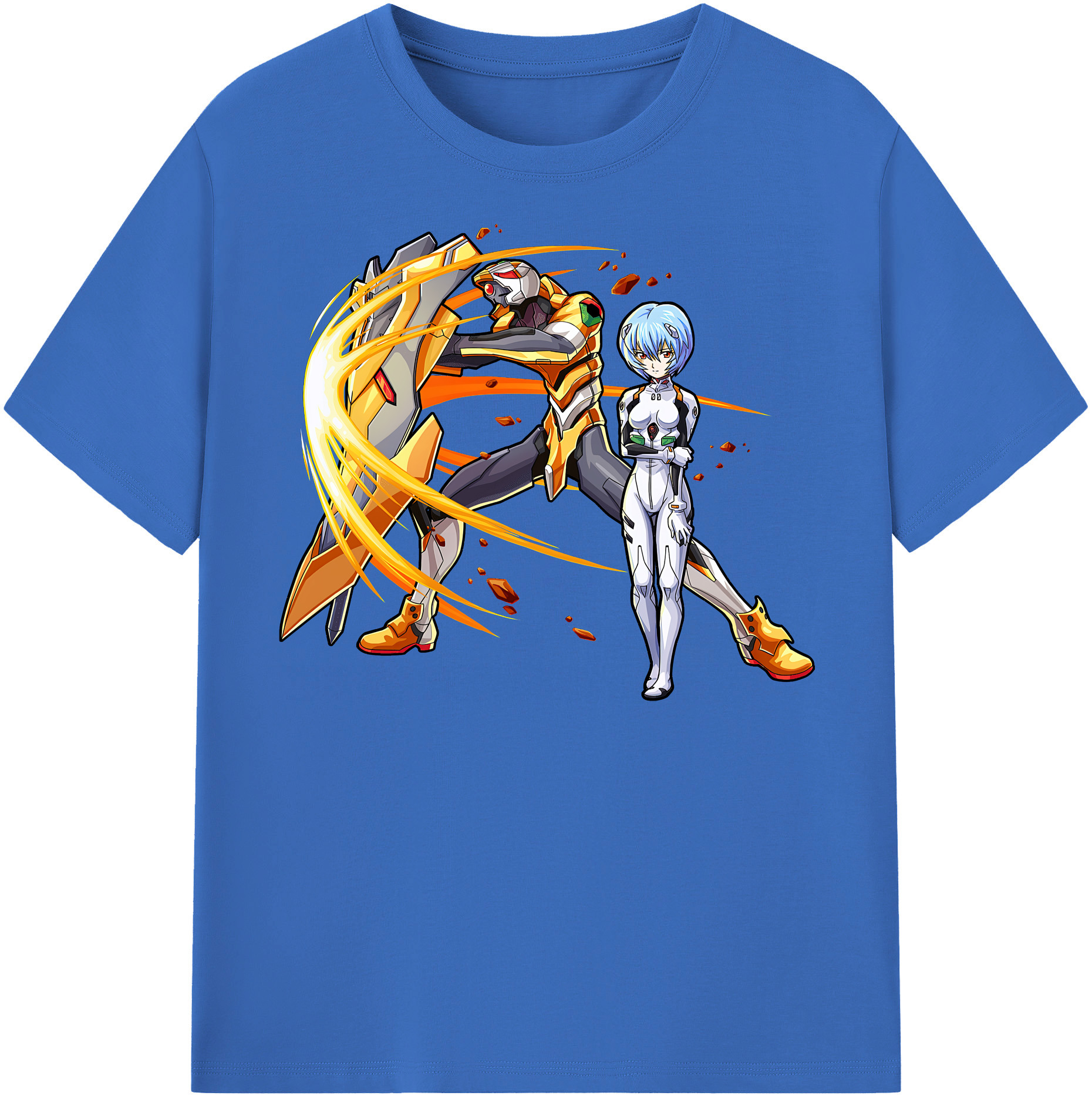 （画像用） EVA 新世紀エヴァンゲリオン 綿100％半袖Tシャツ（フロントプリント）