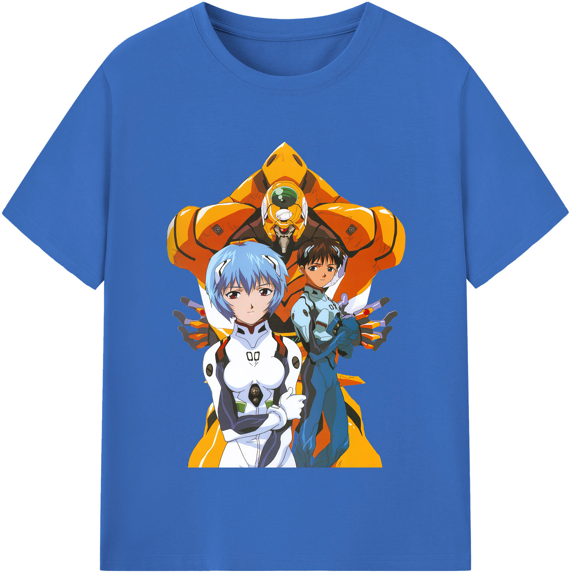 （画像用） EVA 新世紀エヴァンゲリオン 綿100％半袖Tシャツ（フロントプリント）