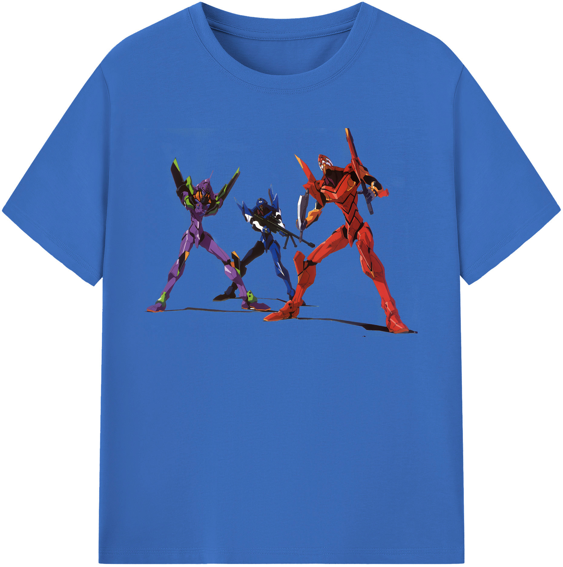 （画像用） EVA 新世紀エヴァンゲリオン 綿100％半袖Tシャツ（フロントプリント）