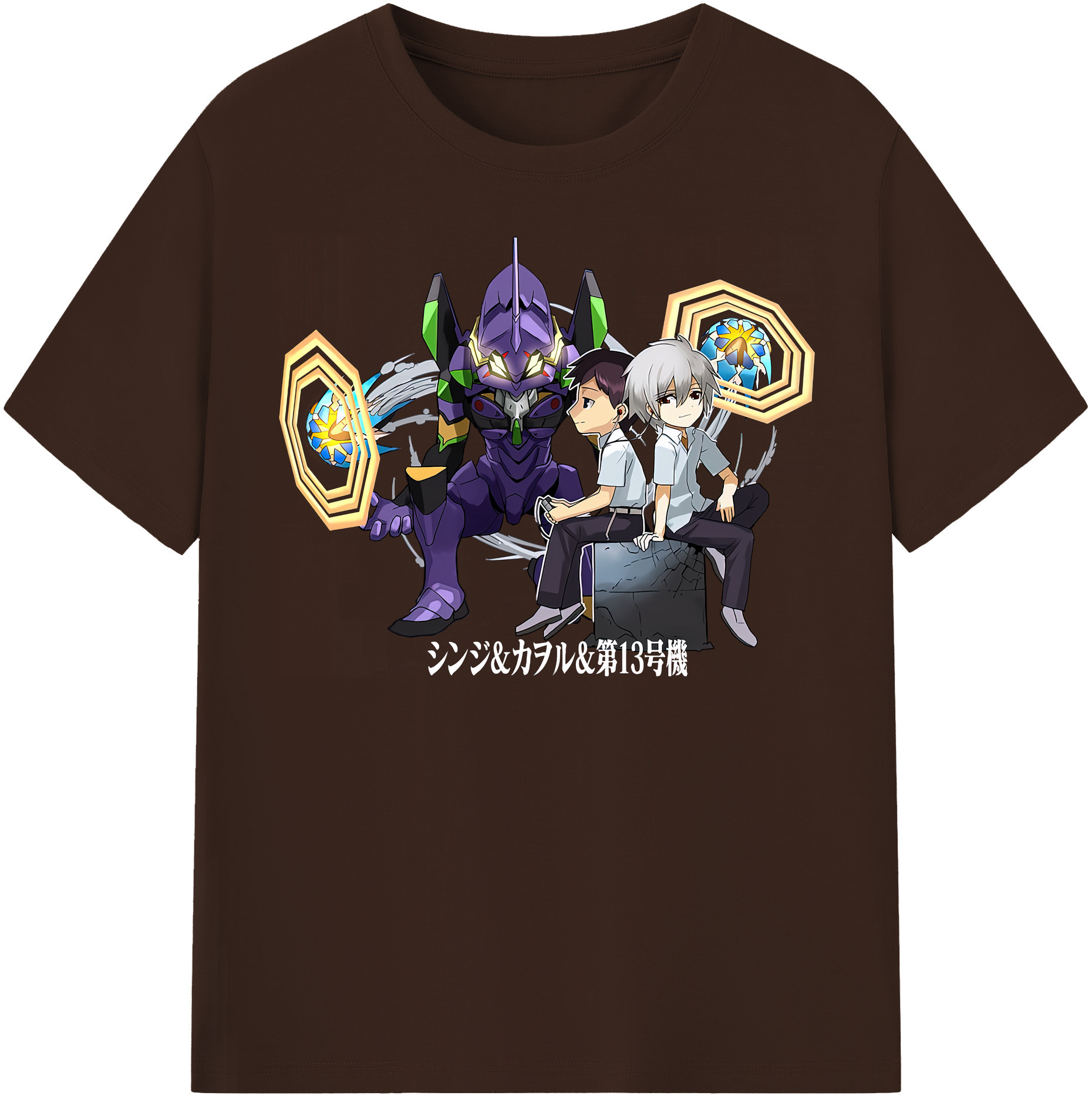 （画像用） EVA 新世紀エヴァンゲリオン 綿100％半袖Tシャツ（フロントプリント）