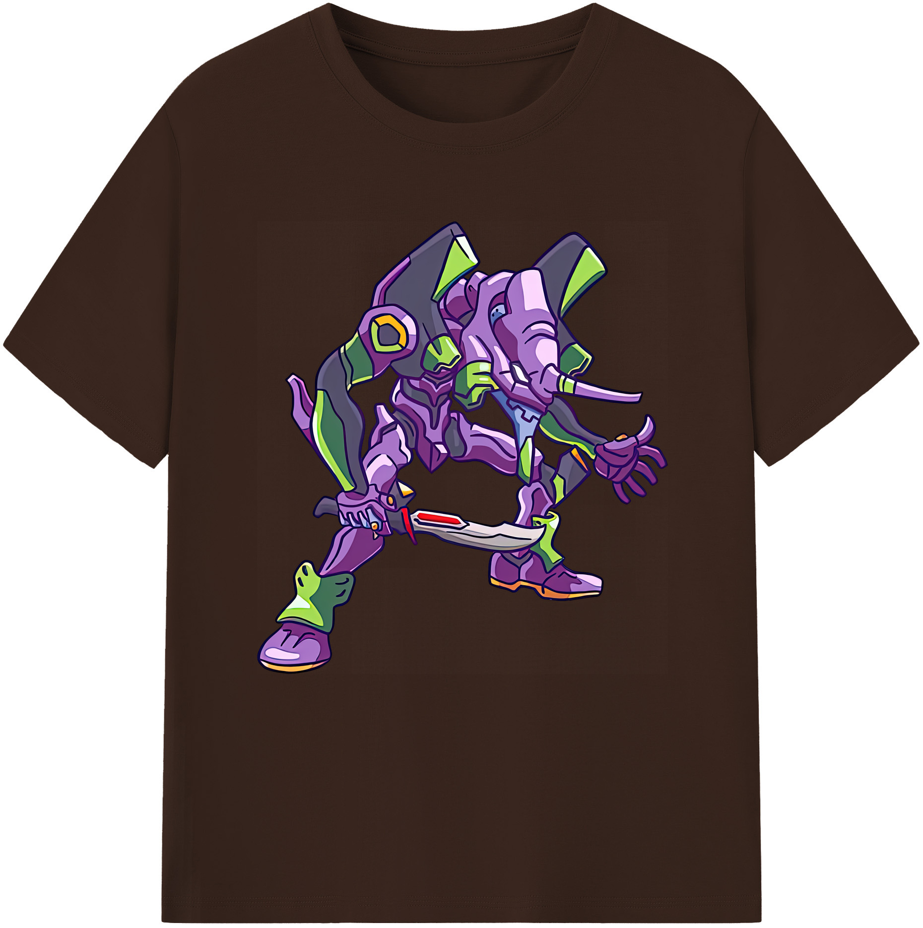 （画像用） EVA 新世紀エヴァンゲリオン 綿100％半袖Tシャツ（フロントプリント）