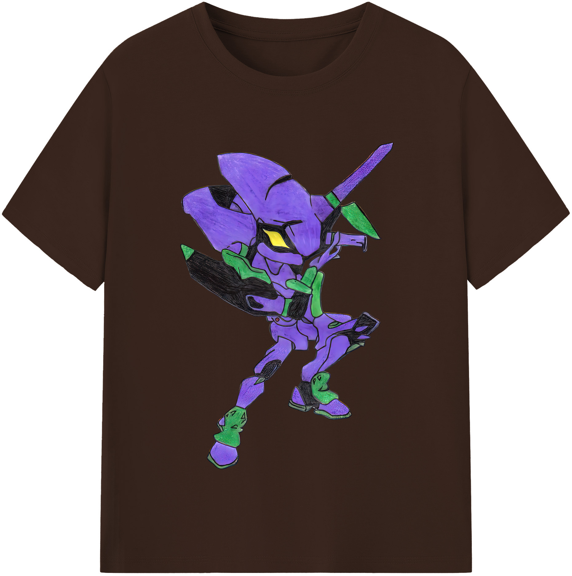 （画像用） EVA 新世紀エヴァンゲリオン 綿100％半袖Tシャツ（フロントプリント）