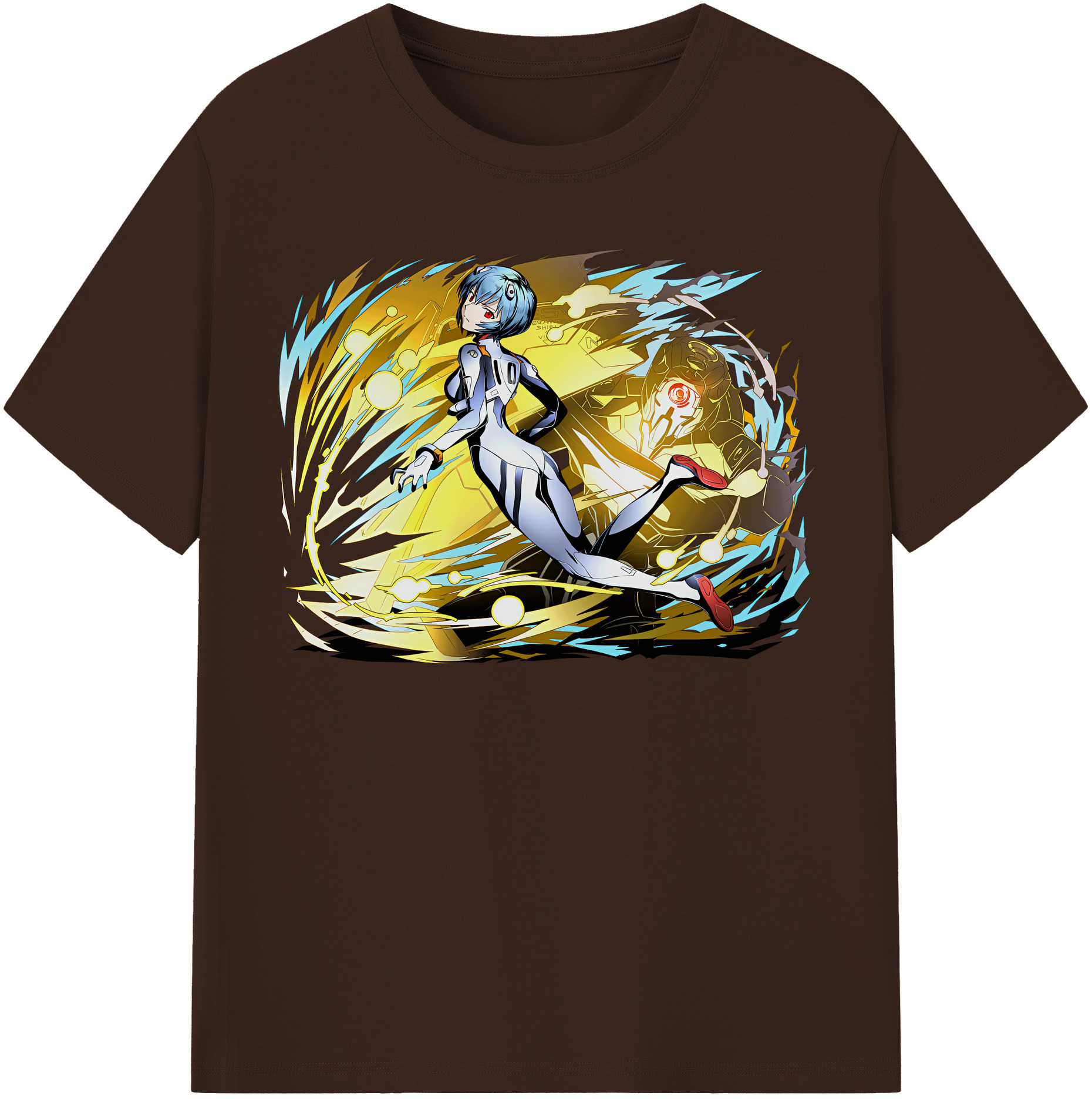 （画像用） EVA 新世紀エヴァンゲリオン 綿100％半袖Tシャツ（フロントプリント）