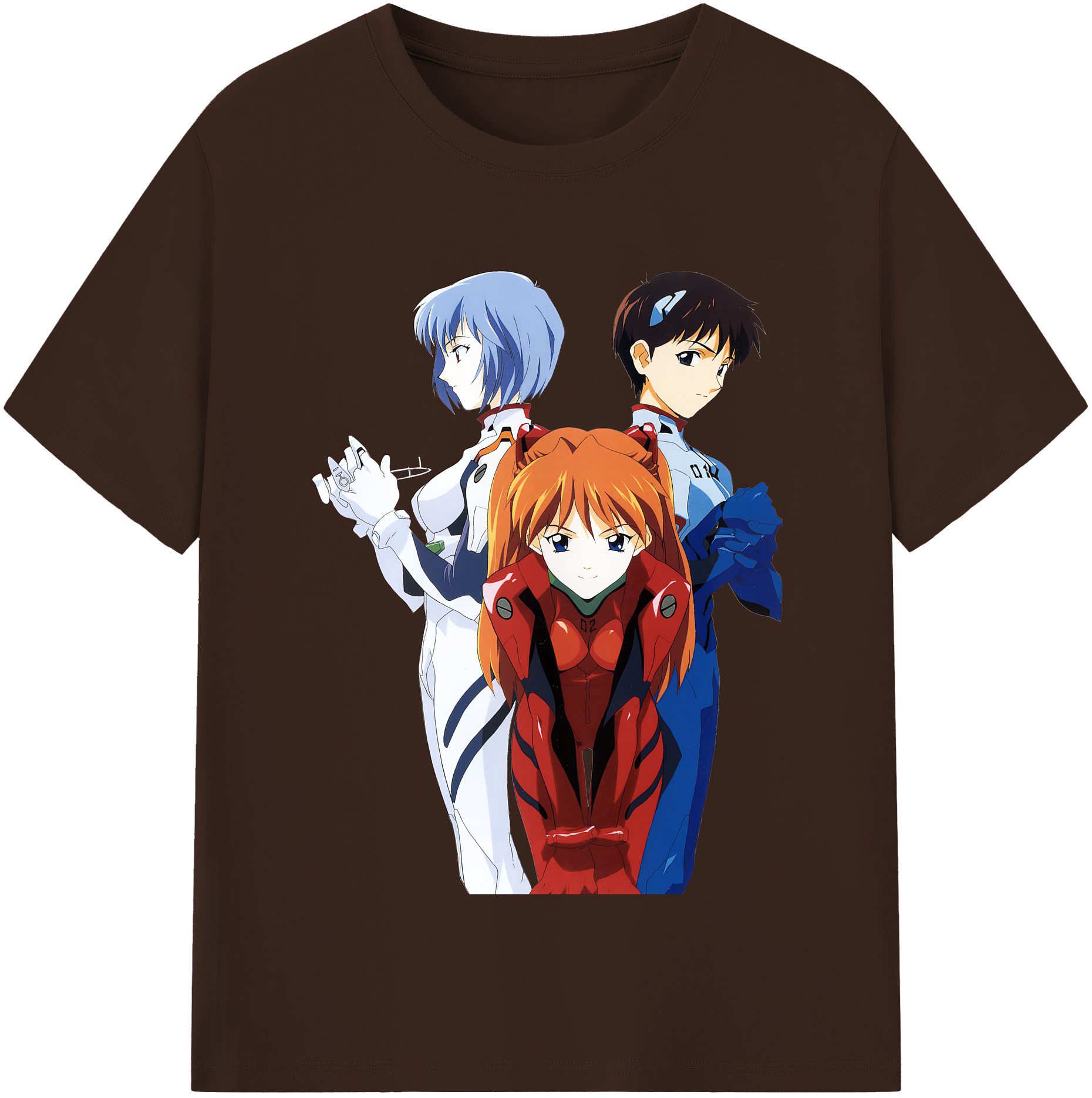 （画像用） EVA 新世紀エヴァンゲリオン 綿100％半袖Tシャツ（フロントプリント）