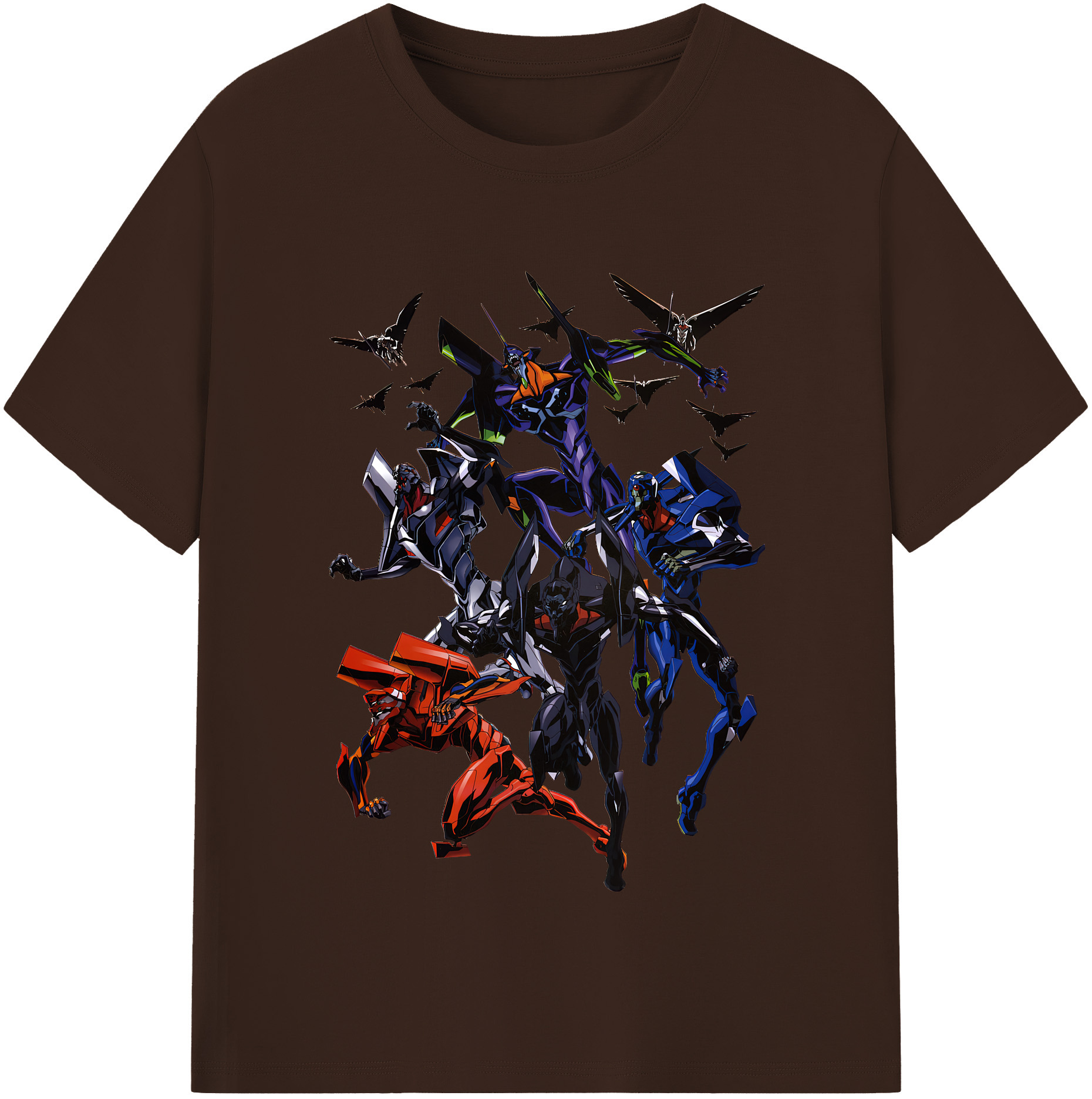 （画像用） EVA 新世紀エヴァンゲリオン 綿100％半袖Tシャツ（フロントプリント）