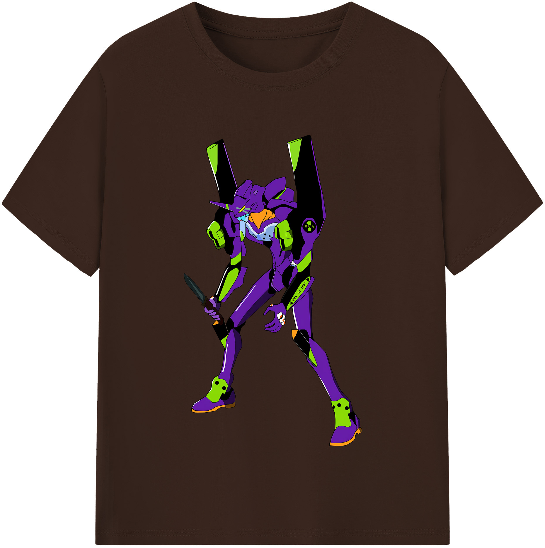 （画像用） EVA 新世紀エヴァンゲリオン 綿100％半袖Tシャツ（フロントプリント）