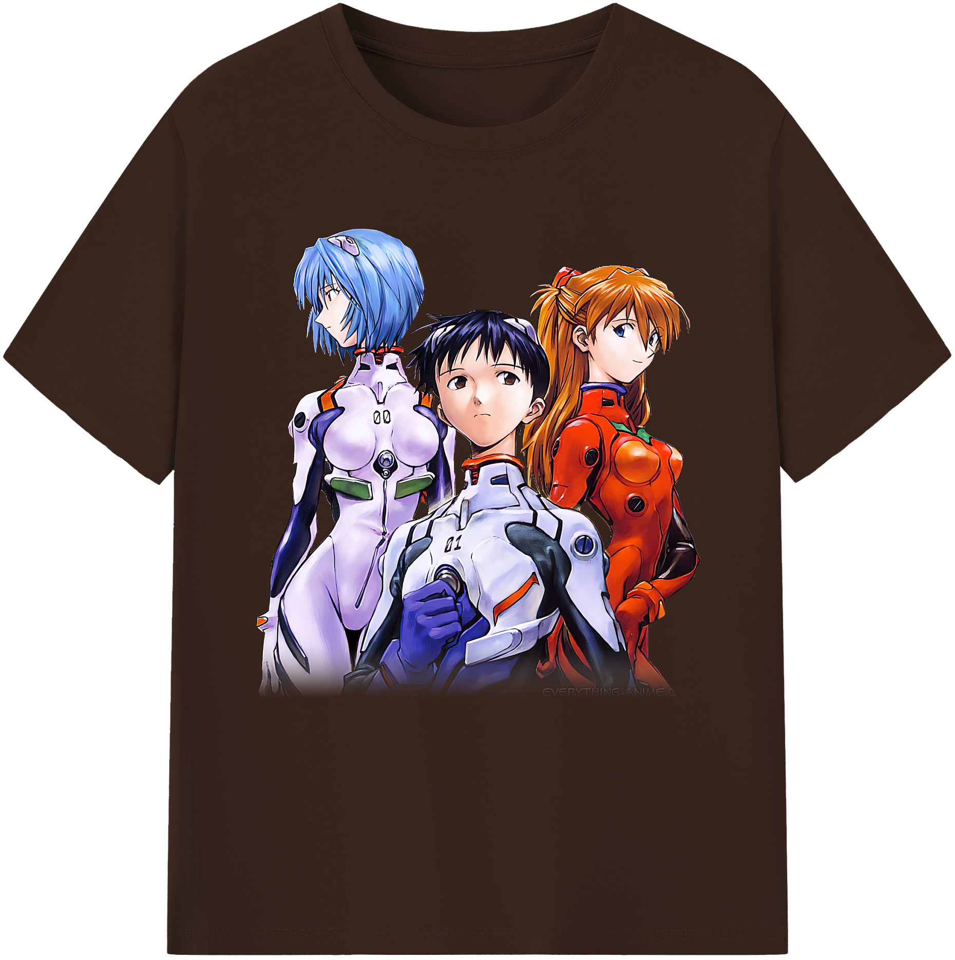 （画像用） EVA 新世紀エヴァンゲリオン 綿100％半袖Tシャツ（フロントプリント）