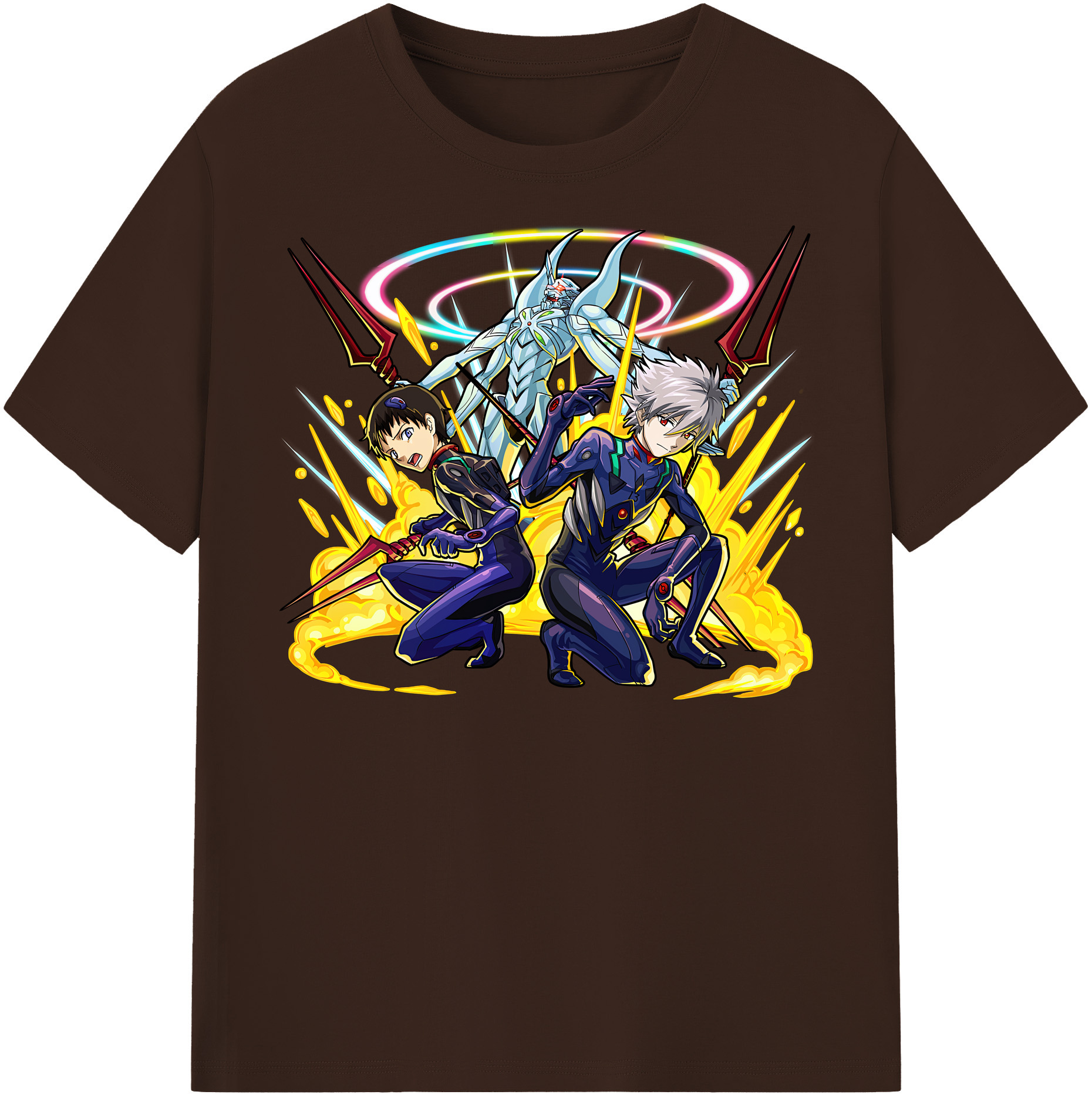 （画像用） EVA 新世紀エヴァンゲリオン 綿100％半袖Tシャツ（フロントプリント）