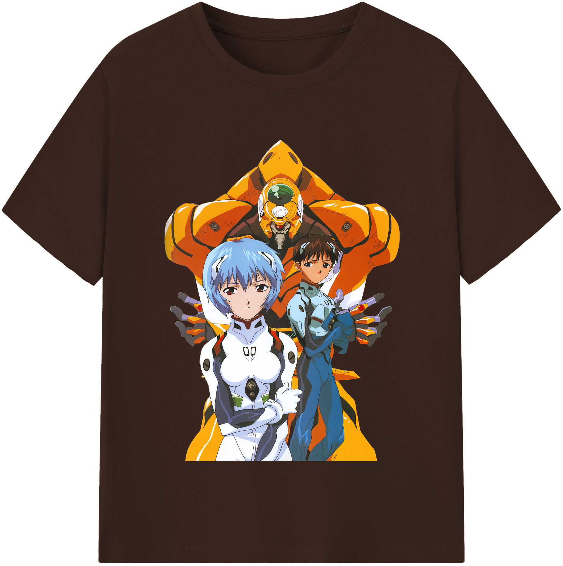 （画像用） EVA 新世紀エヴァンゲリオン 綿100％半袖Tシャツ（フロントプリント）
