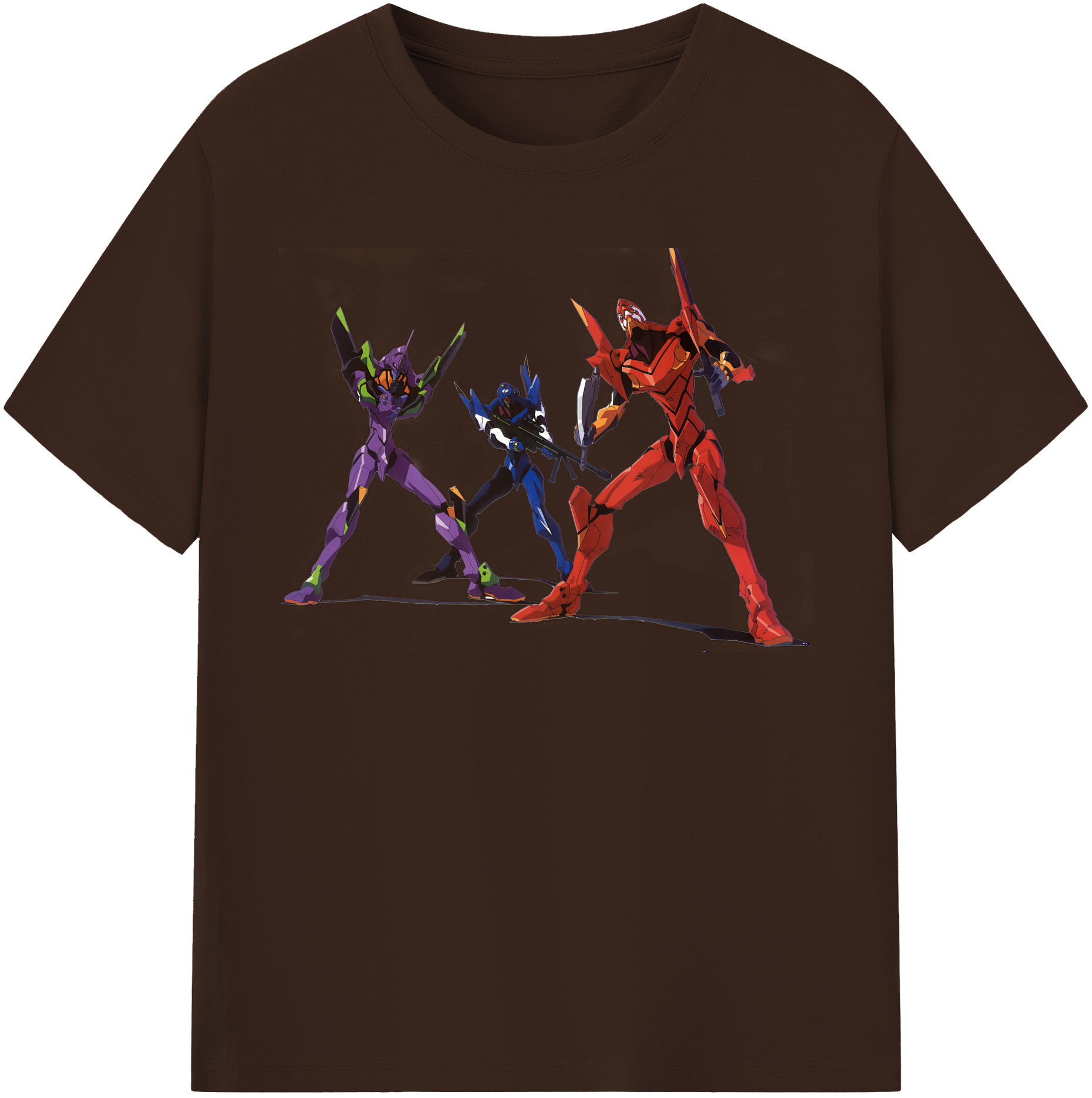 （画像用） EVA 新世紀エヴァンゲリオン 綿100％半袖Tシャツ（フロントプリント）