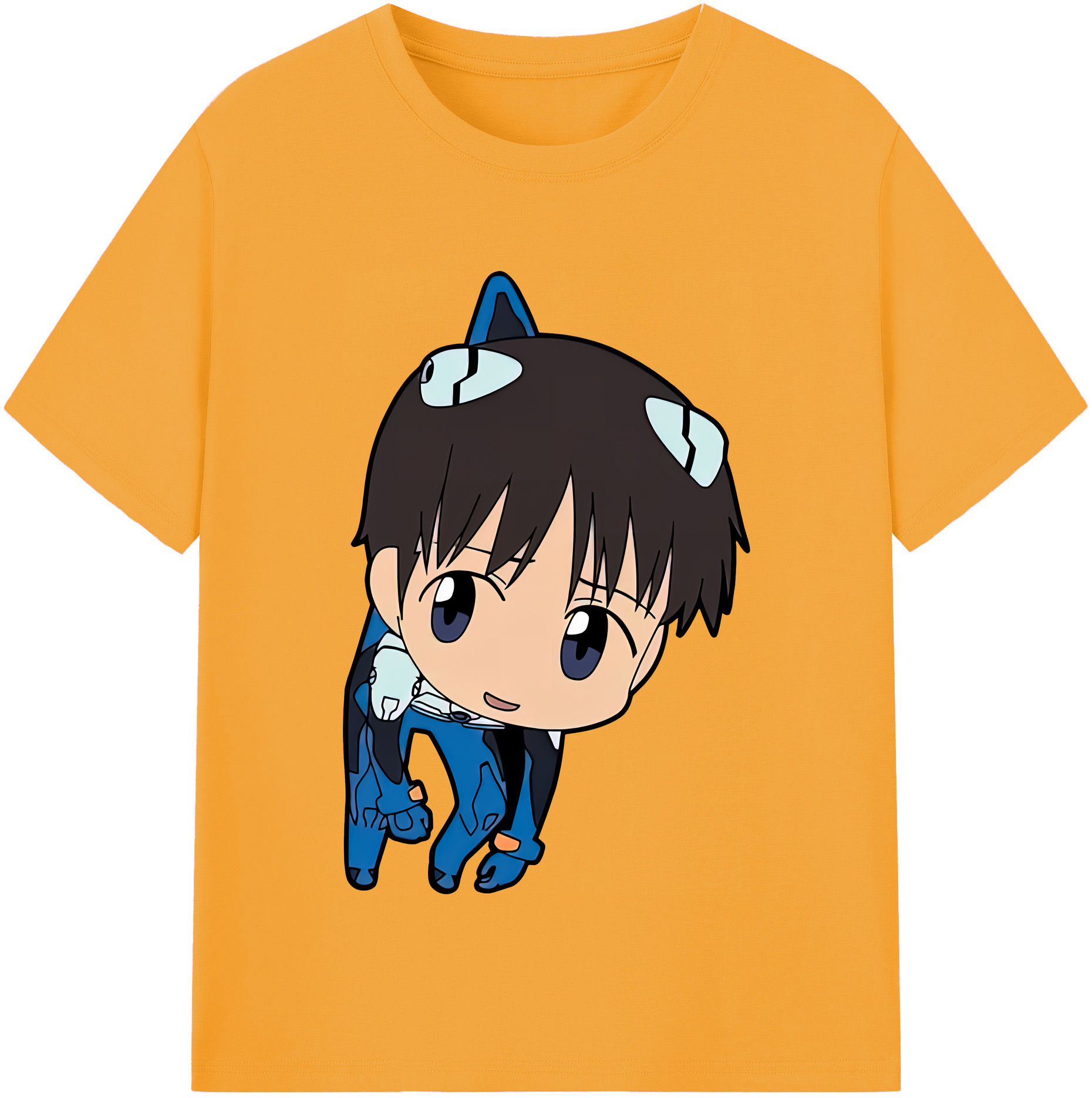 （画像用） EVA 新世紀エヴァンゲリオン 綿100％半袖Tシャツ（フロントプリント）