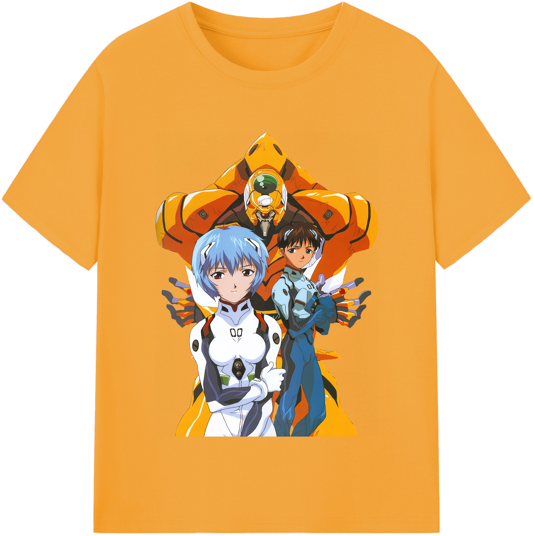 （画像用） EVA 新世紀エヴァンゲリオン 綿100％半袖Tシャツ（フロントプリント）