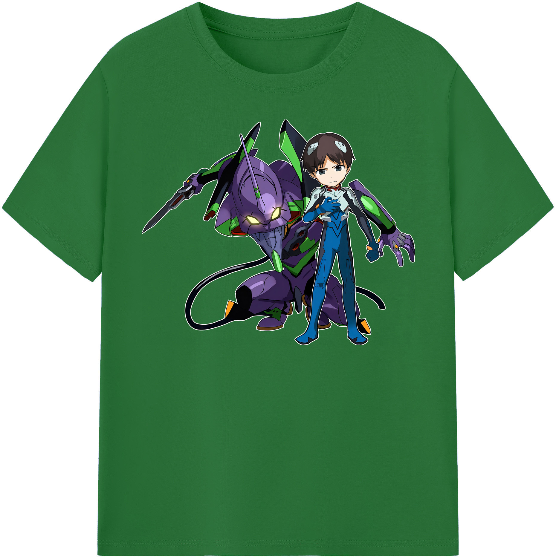 （画像用） EVA 新世紀エヴァンゲリオン 綿100％半袖Tシャツ（フロントプリント）