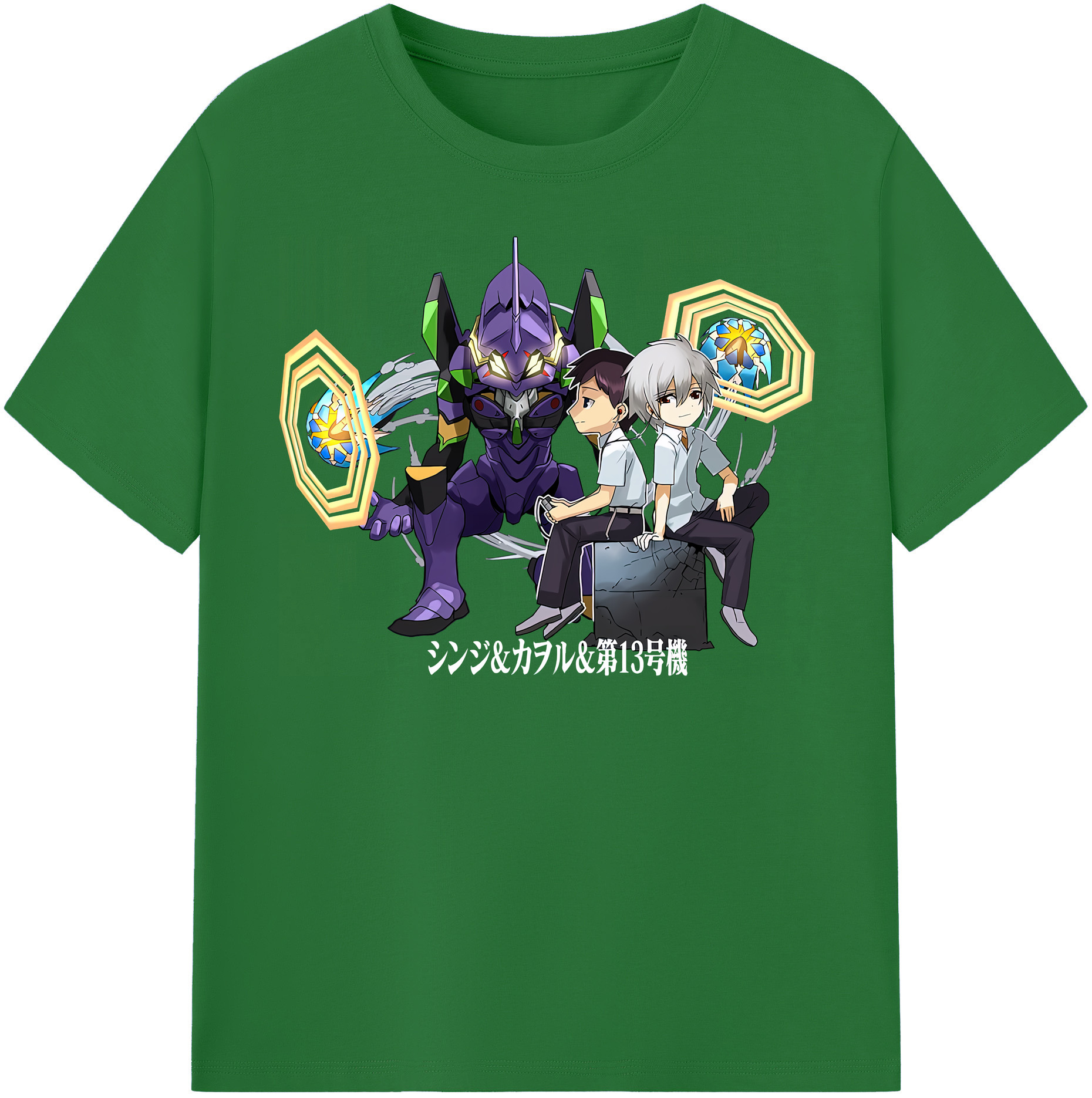 （画像用） EVA 新世紀エヴァンゲリオン 綿100％半袖Tシャツ（フロントプリント）