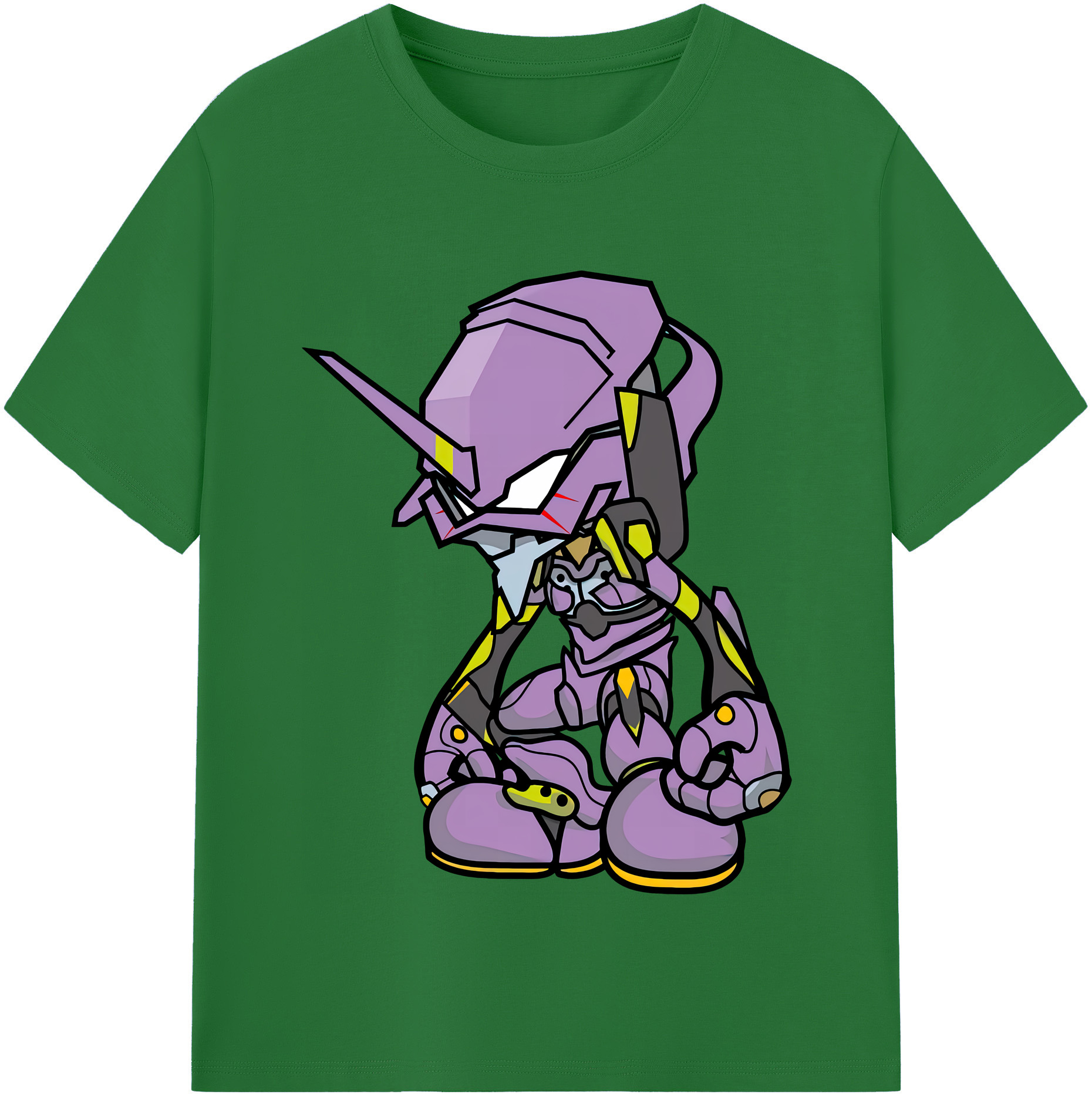 （画像用） EVA 新世紀エヴァンゲリオン 綿100％半袖Tシャツ（フロントプリント）