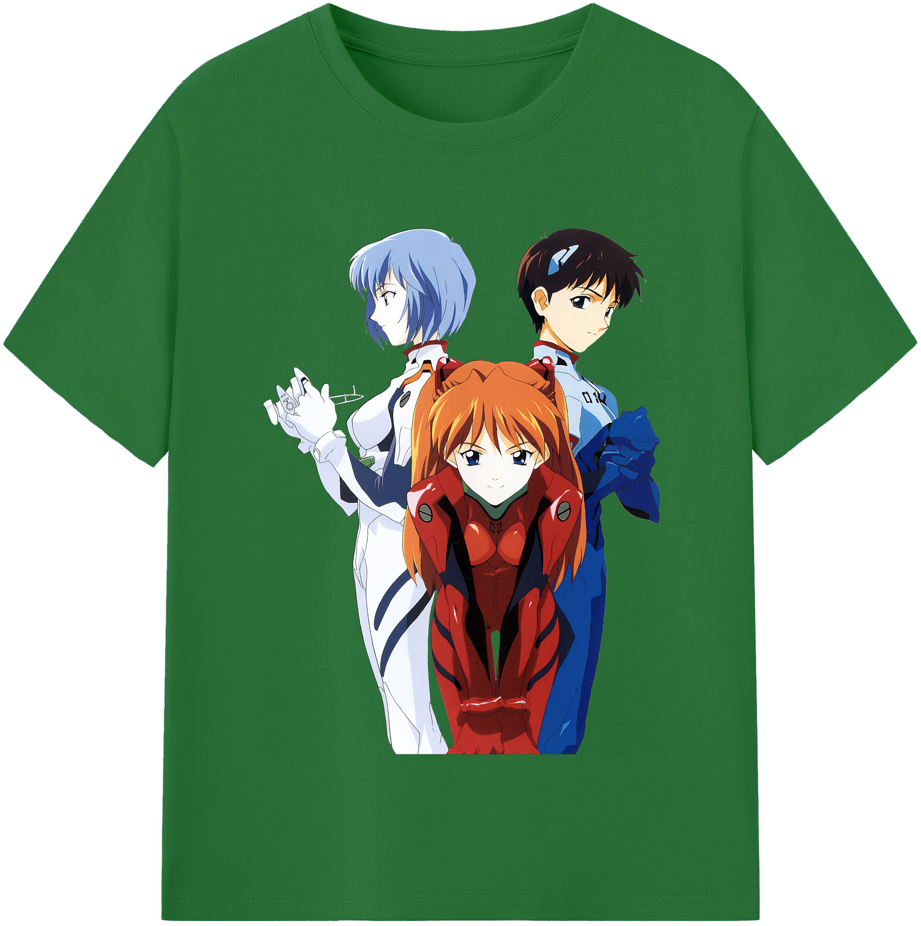 （画像用） EVA 新世紀エヴァンゲリオン 綿100％半袖Tシャツ（フロントプリント）