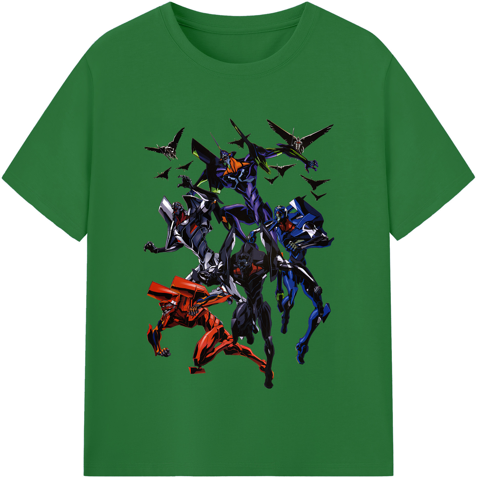 （画像用） EVA 新世紀エヴァンゲリオン 綿100％半袖Tシャツ（フロントプリント）