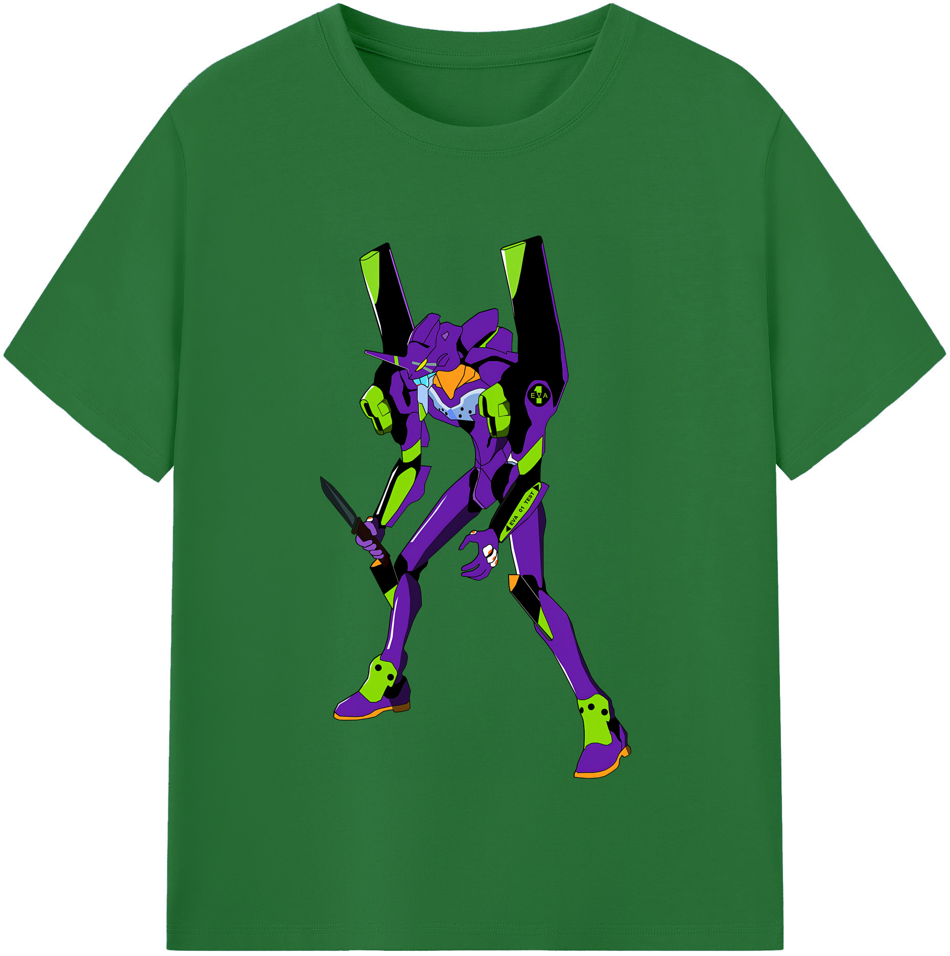（画像用） EVA 新世紀エヴァンゲリオン 綿100％半袖Tシャツ（フロントプリント）