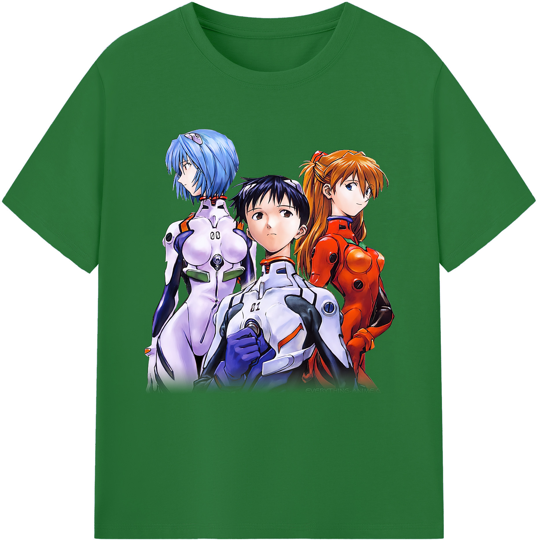 （画像用） EVA 新世紀エヴァンゲリオン 綿100％半袖Tシャツ（フロントプリント）