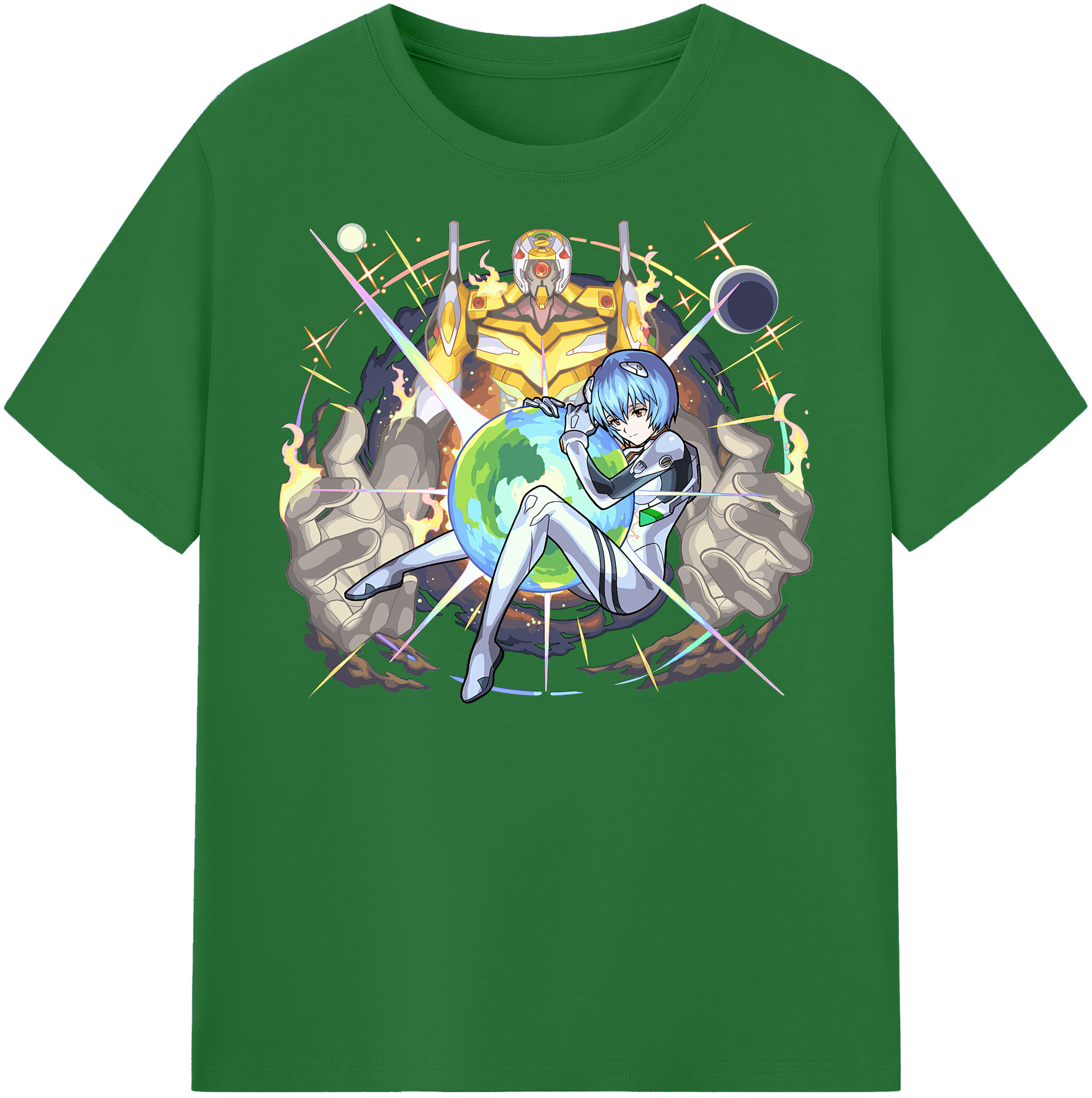 （画像用） EVA 新世紀エヴァンゲリオン 綿100％半袖Tシャツ（フロントプリント）