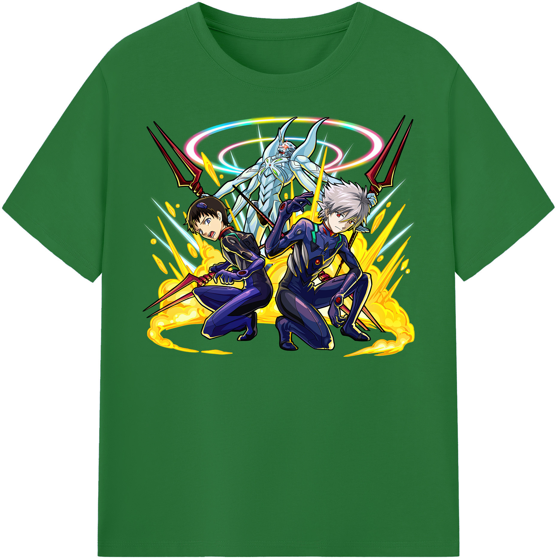 （画像用） EVA 新世紀エヴァンゲリオン 綿100％半袖Tシャツ（フロントプリント）