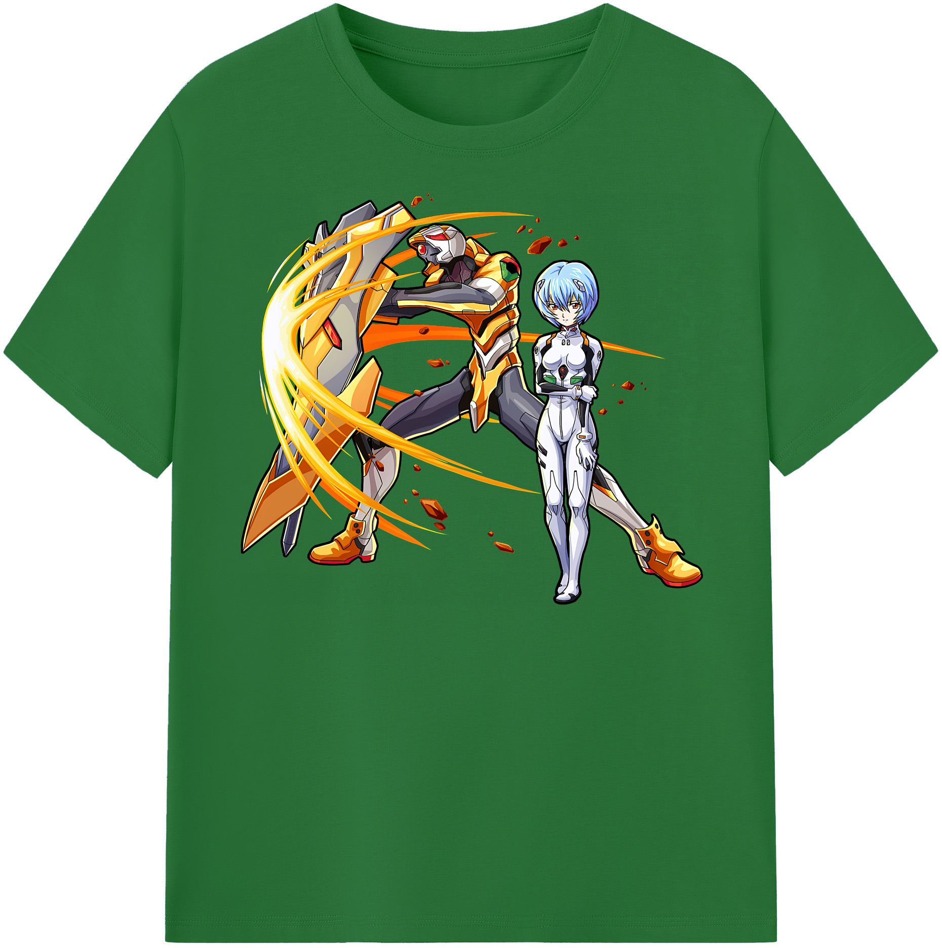 （画像用） EVA 新世紀エヴァンゲリオン 綿100％半袖Tシャツ（フロントプリント）