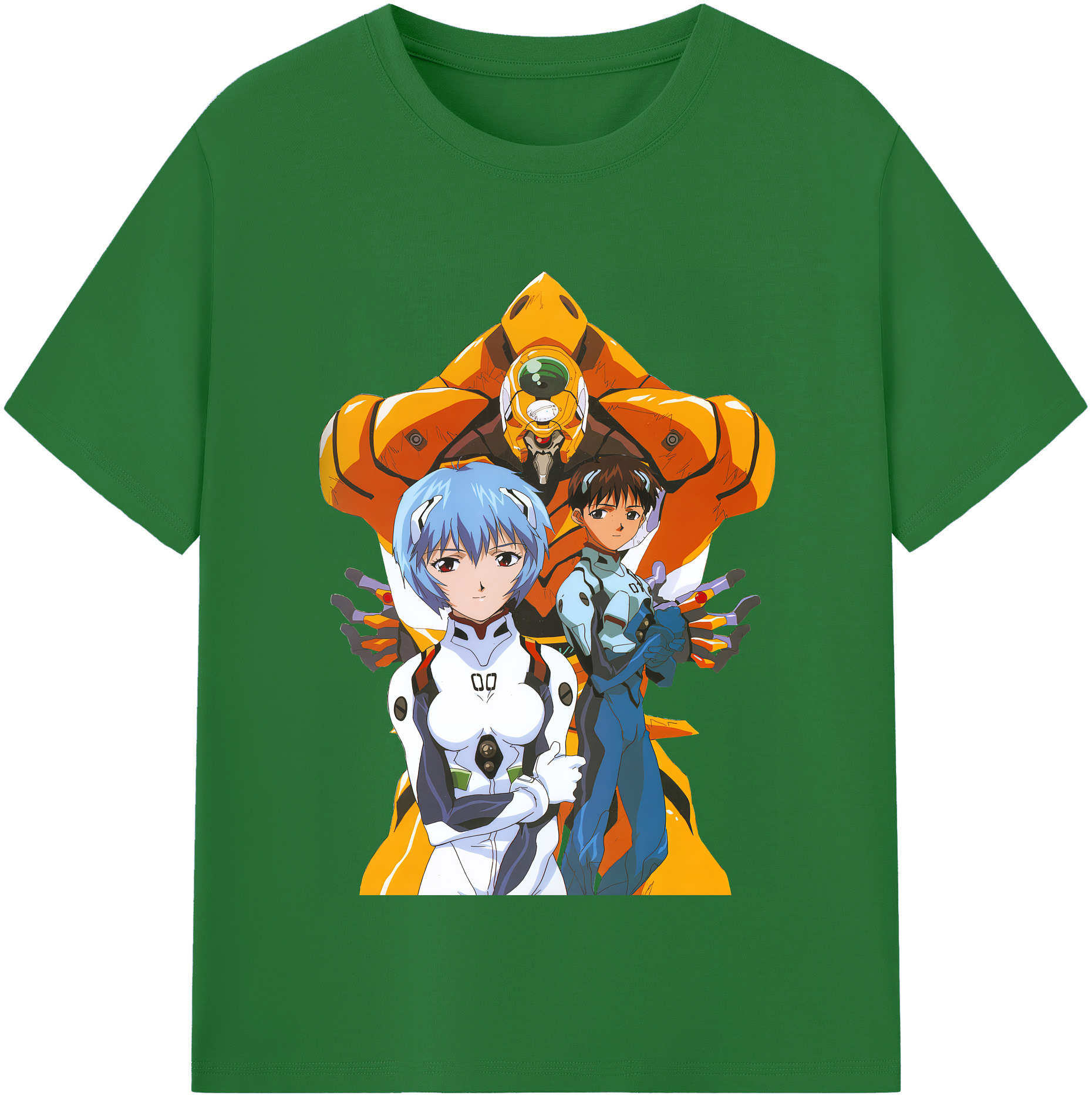 （画像用） EVA 新世紀エヴァンゲリオン 綿100％半袖Tシャツ（フロントプリント）