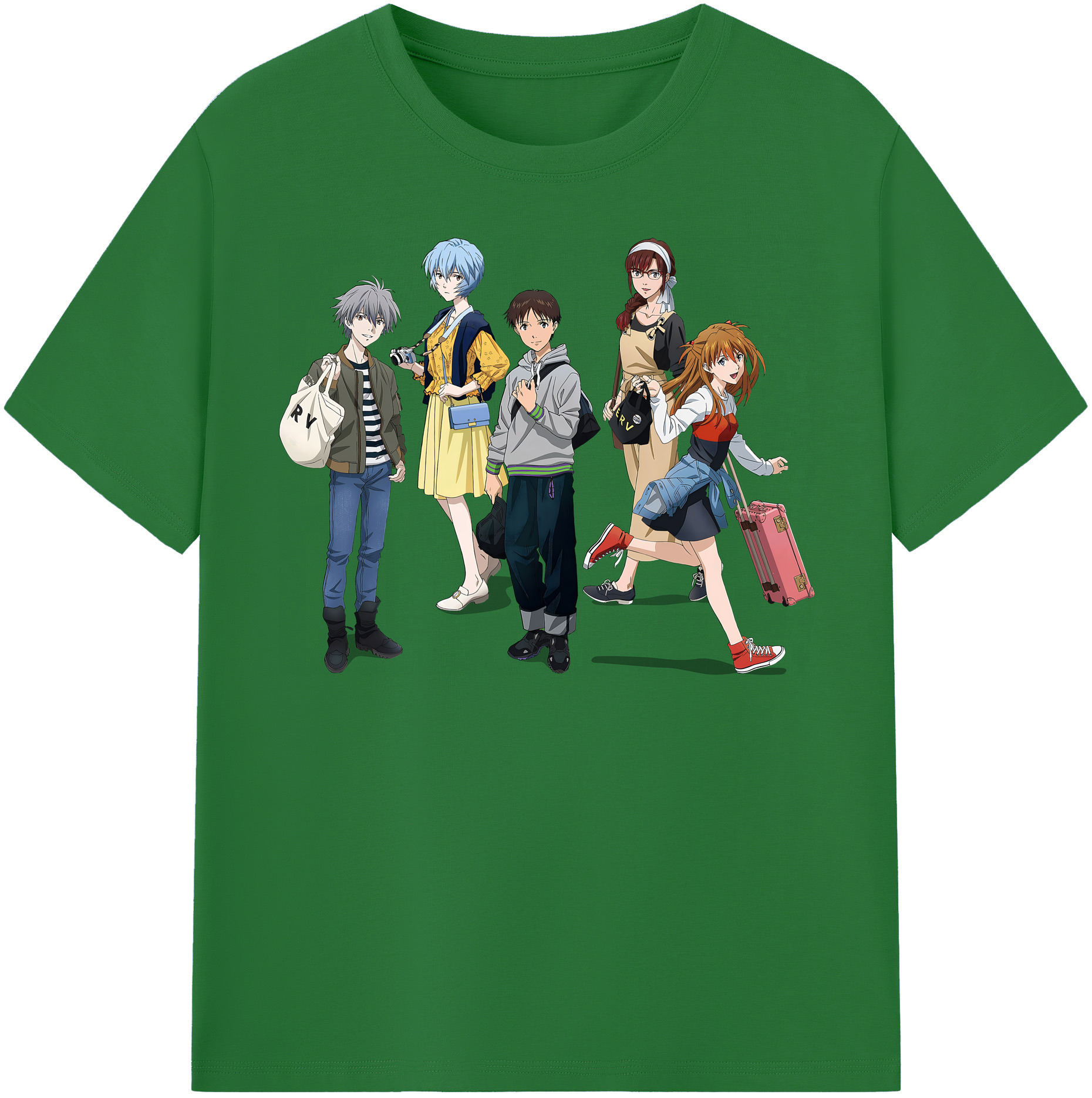 （画像用） EVA 新世紀エヴァンゲリオン 綿100％半袖Tシャツ（フロントプリント）